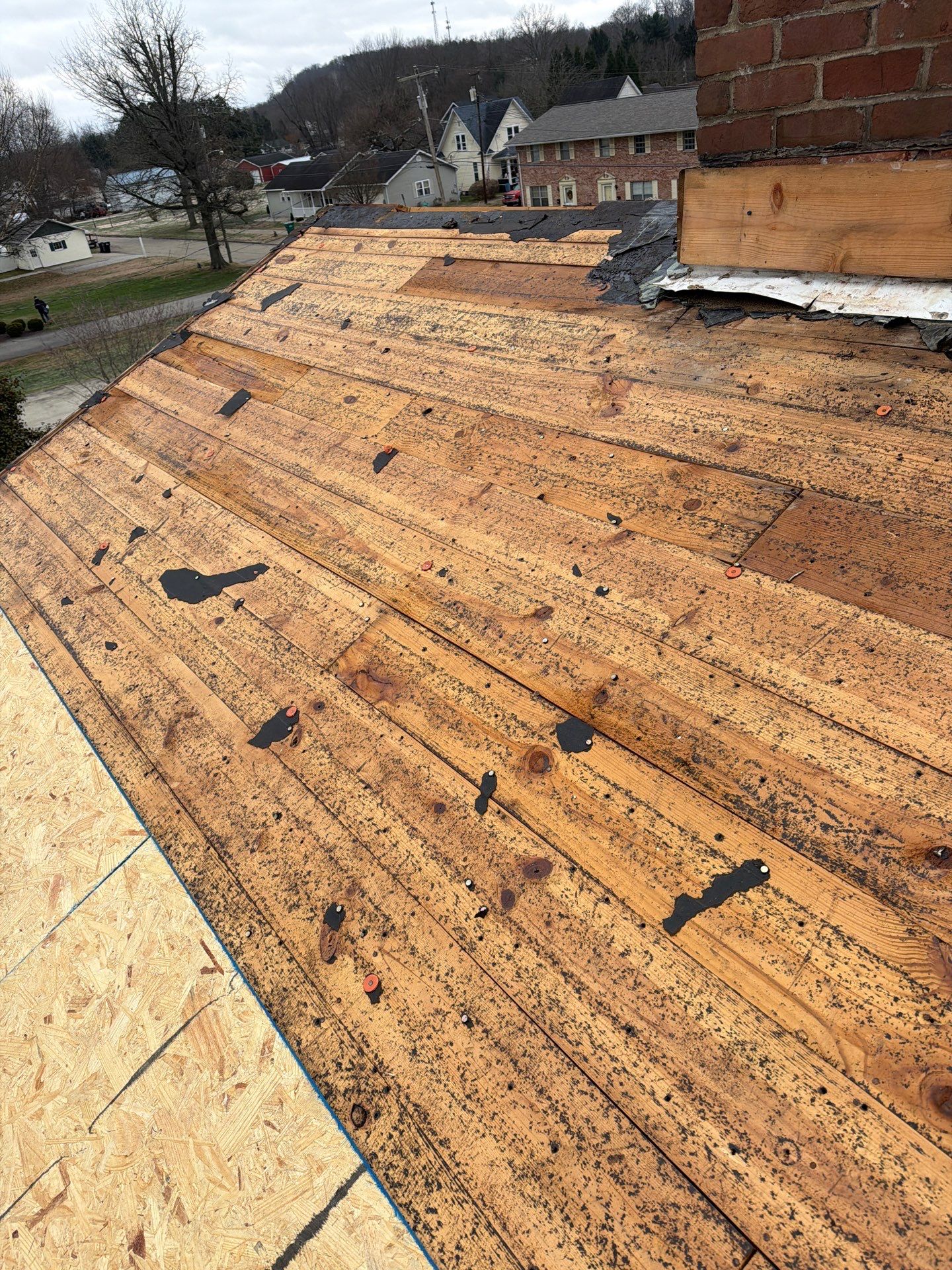 Residential Roofing Installation using GAF Timberline HDZ Mission Brown by Rainstoppers Roofing