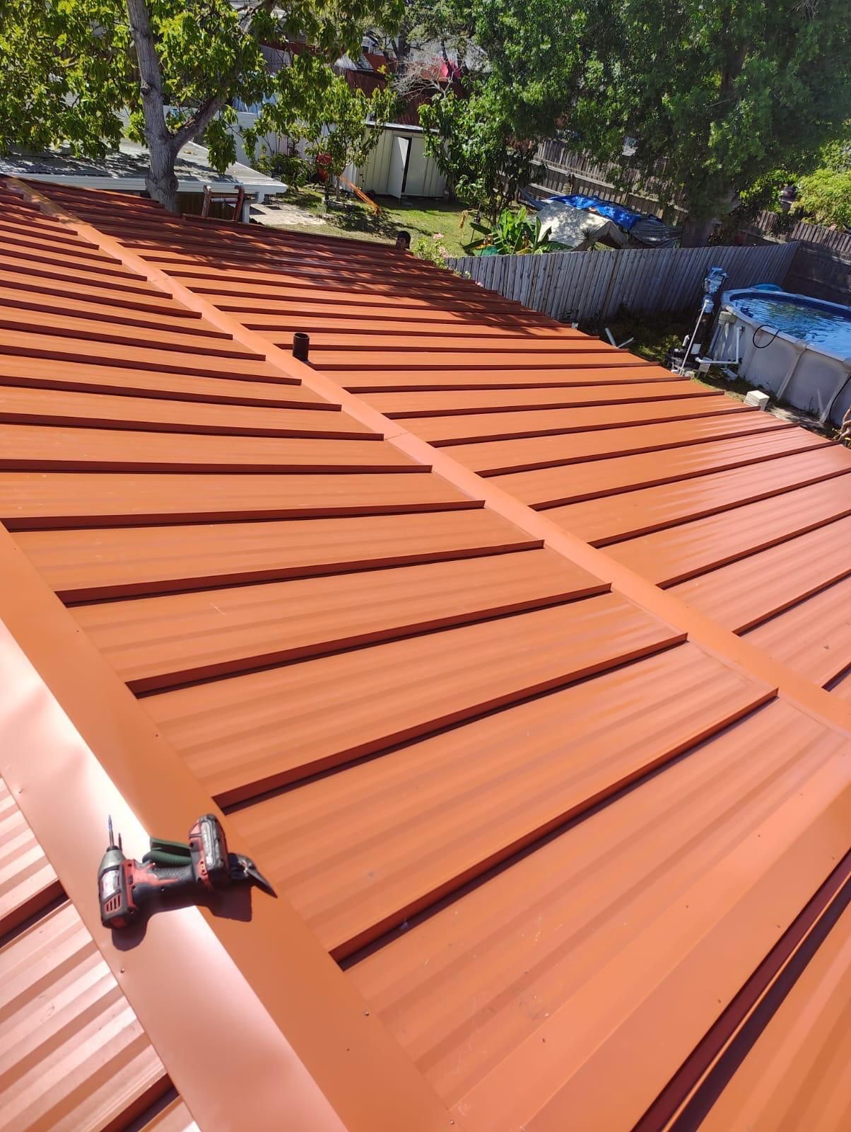 Terra Cotta Standing Seam by Reimagine Roofing