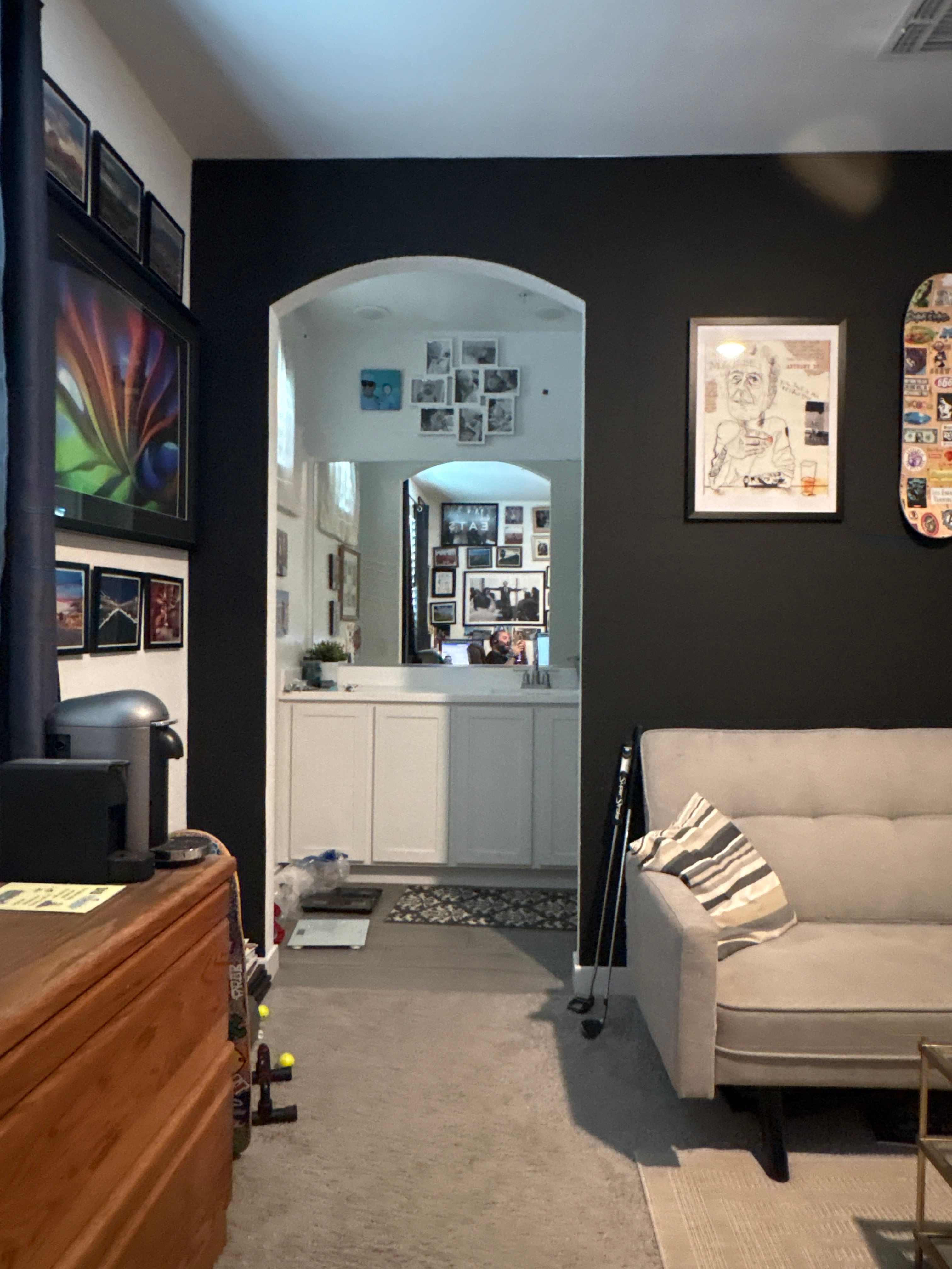 Interior Renovation and Matte Black Accent Wall in Buckeye by CompanyCam Sales Demo
