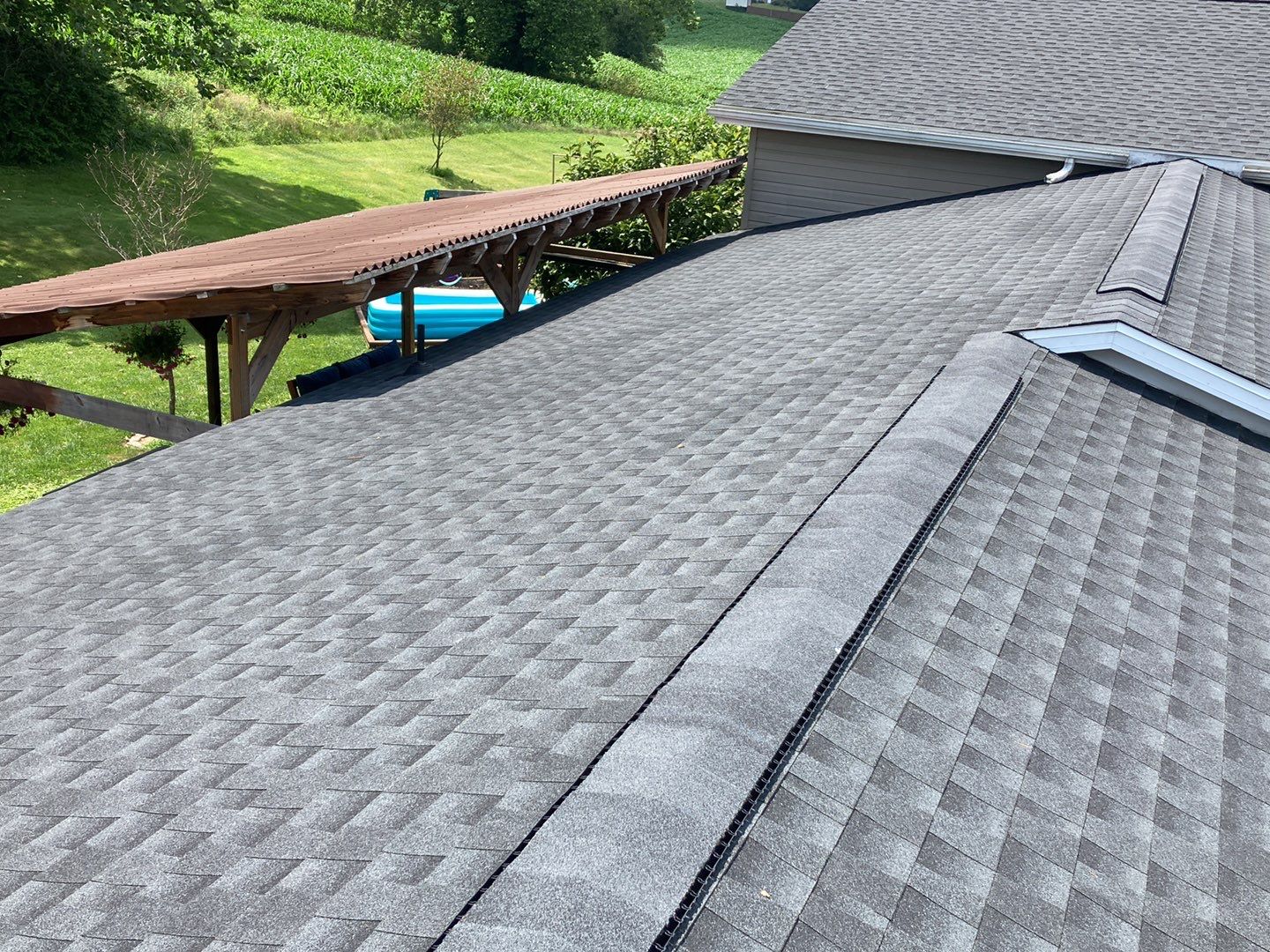 Residential Roofing Installation using GAF Timberline HDZ, Charcoal by Rainstoppers Roofing