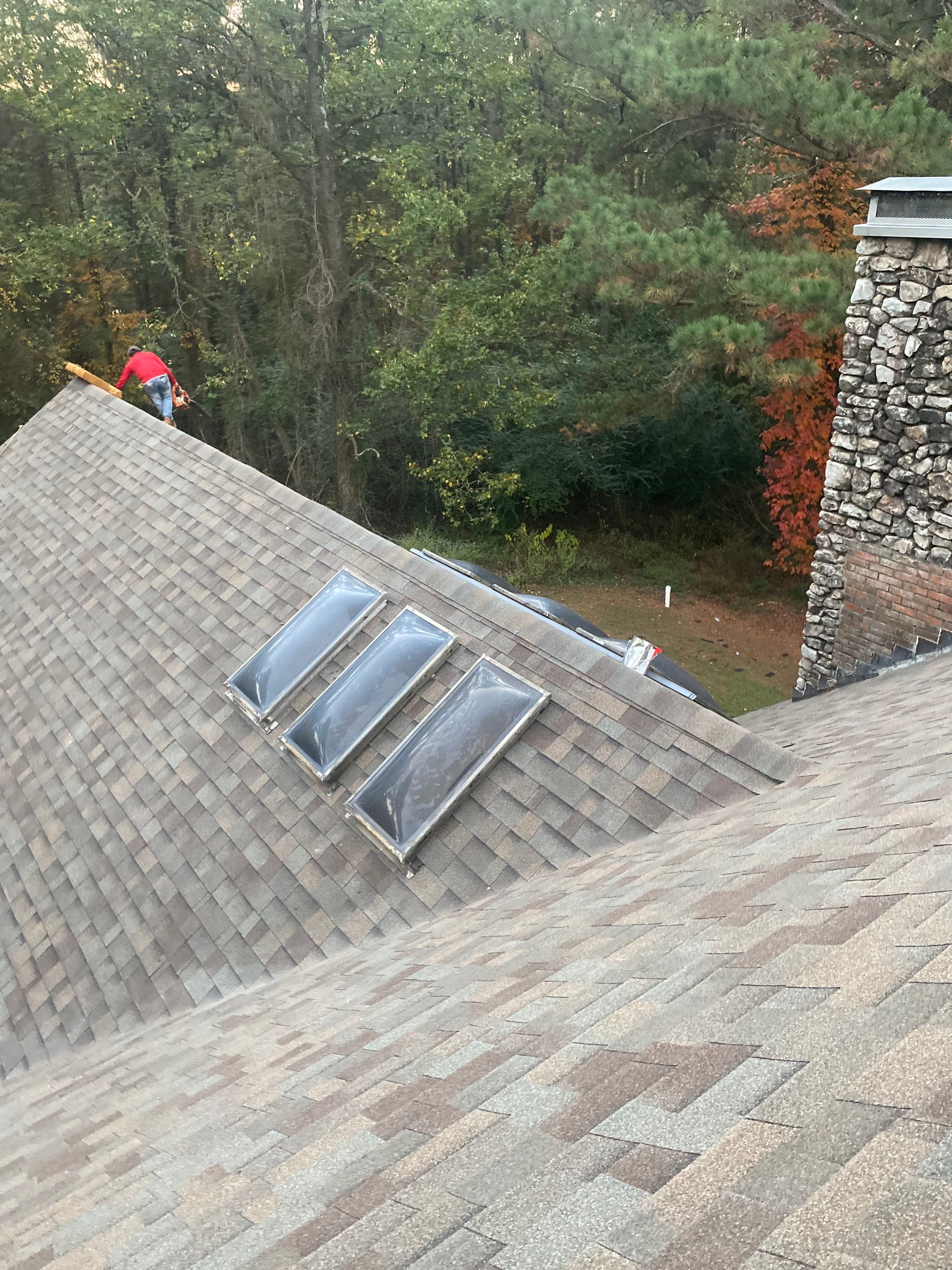 Residential Roofing Repair using Malarkey Highlander: Natural Wood by Hostetler Roofing
