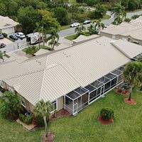 24ga 1.5" Mechanical Seam Sierra Tan by Total Roofing System The Metal Roof Experts
