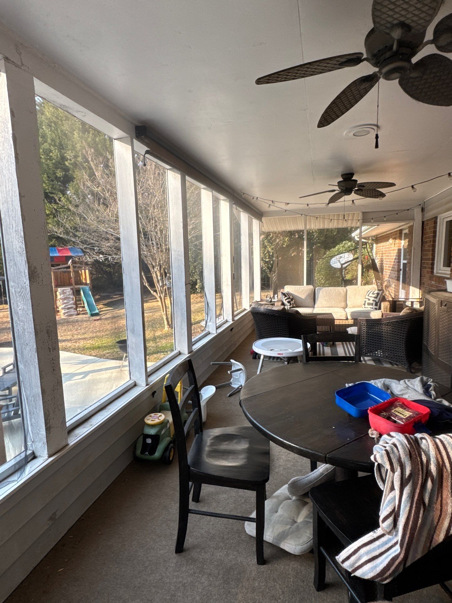 Screen Porch Replacement by Praise God Painting, LLC