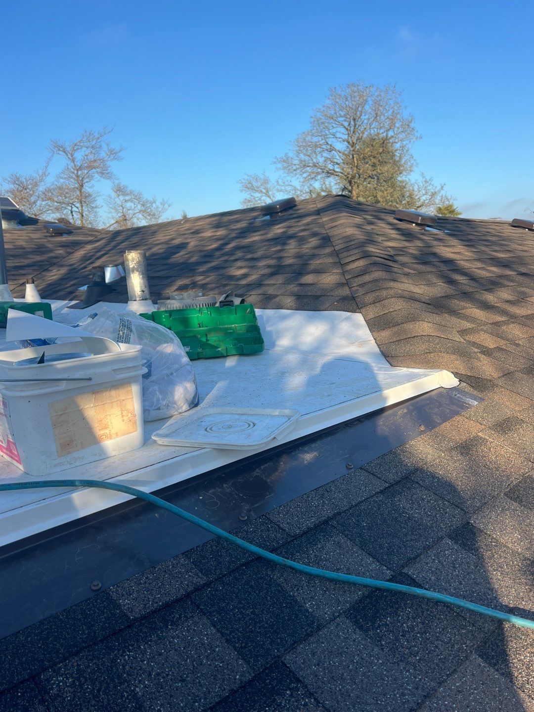 Residential Roofing Installation using IKO Dynasty (Color: Driftshake) by Orezona Building & Roofing Company, Inc.