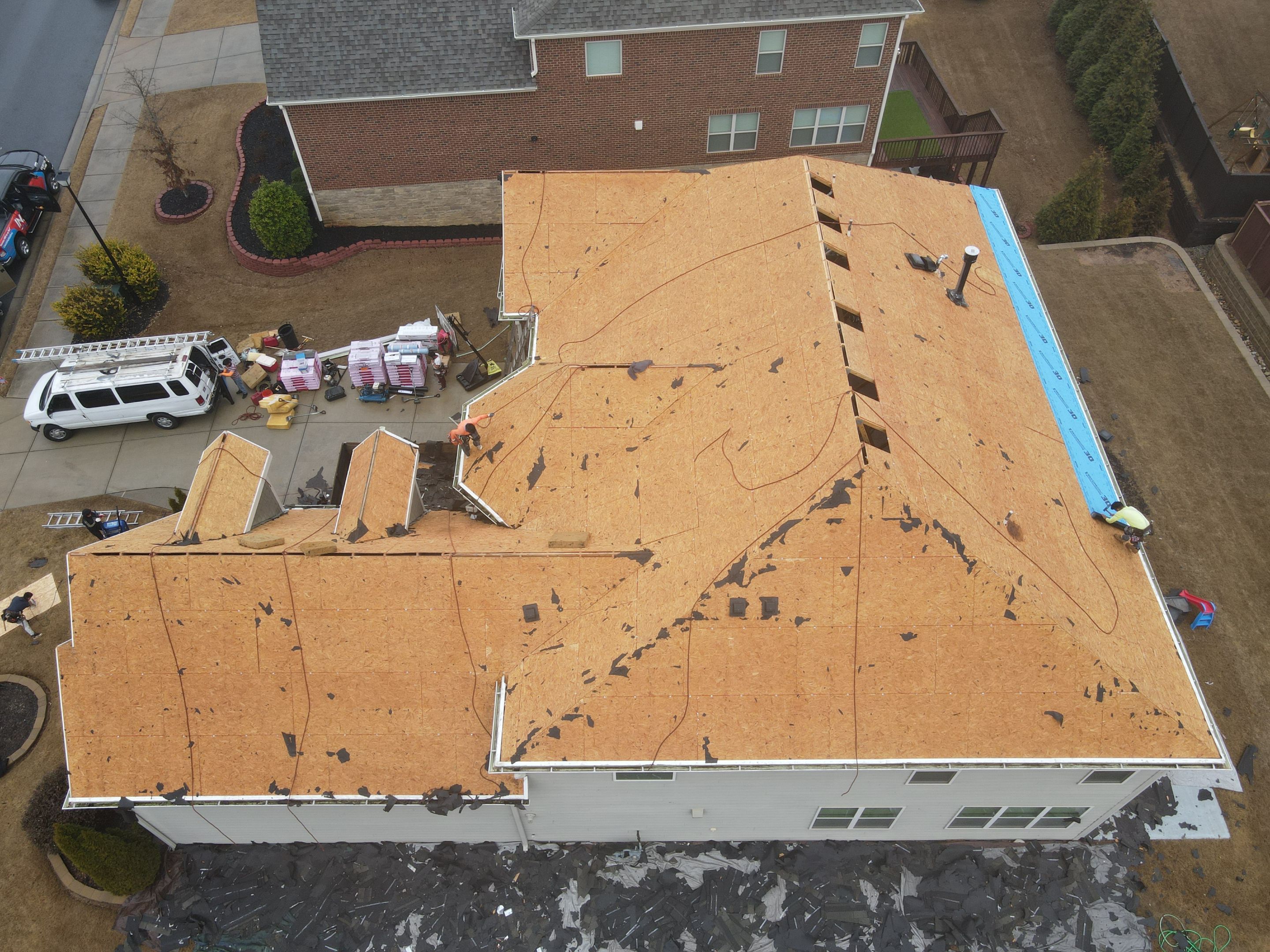 Residential Roofing Installation using Owens Corning by Inspector Roofing and Restoration