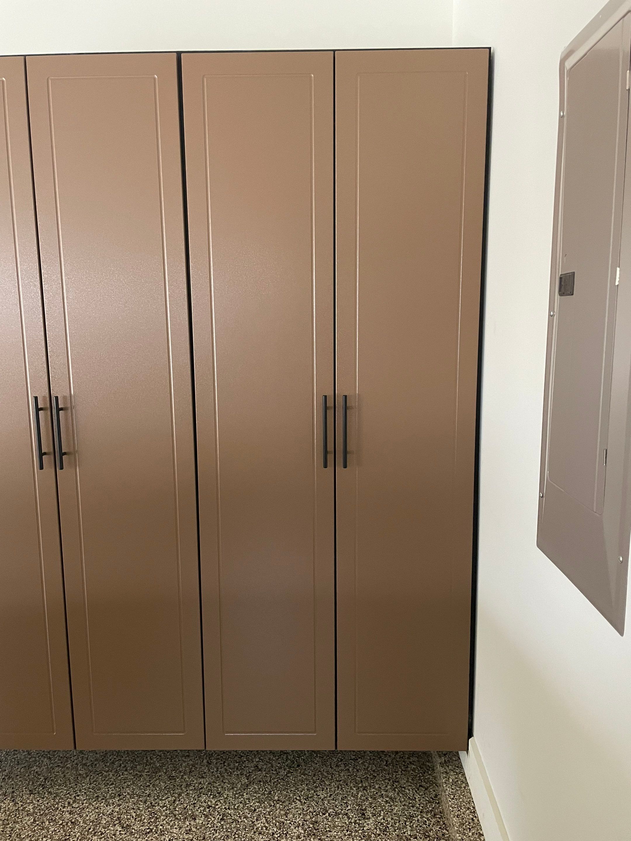 Kenny & Debbie transformed their garage with a Banner Garage Floor and cabinets by Banner Garage
