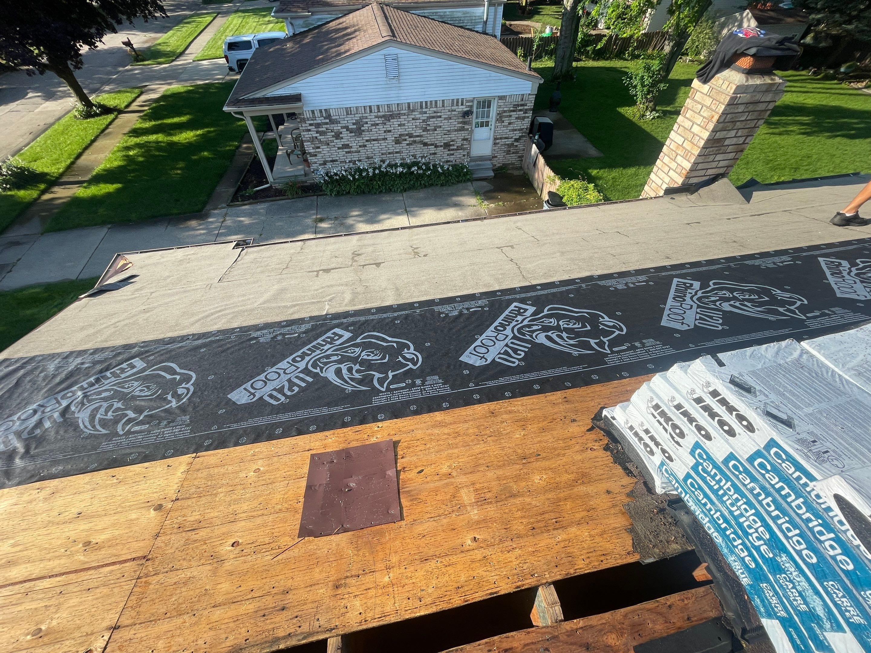 Residential Roofing Installation using IKO DYNASTY - Granite Black by JNR Roofing LLC