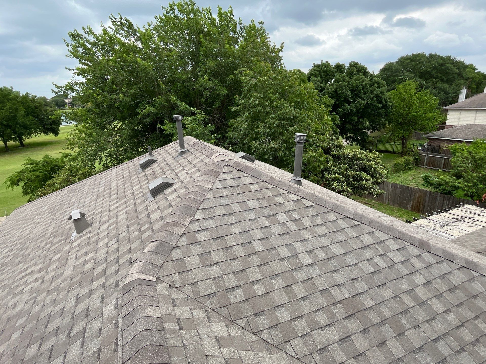 Residential Roofing Installation using Owen's Corning Duration (Lifetime) Shingles by Roof Repair Company