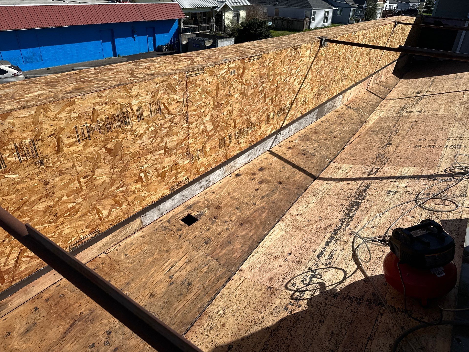 Commercial Roofing Installation using IKO Dynasty & GAF 60Mil TPO by Orezona Building & Roofing Company, Inc.