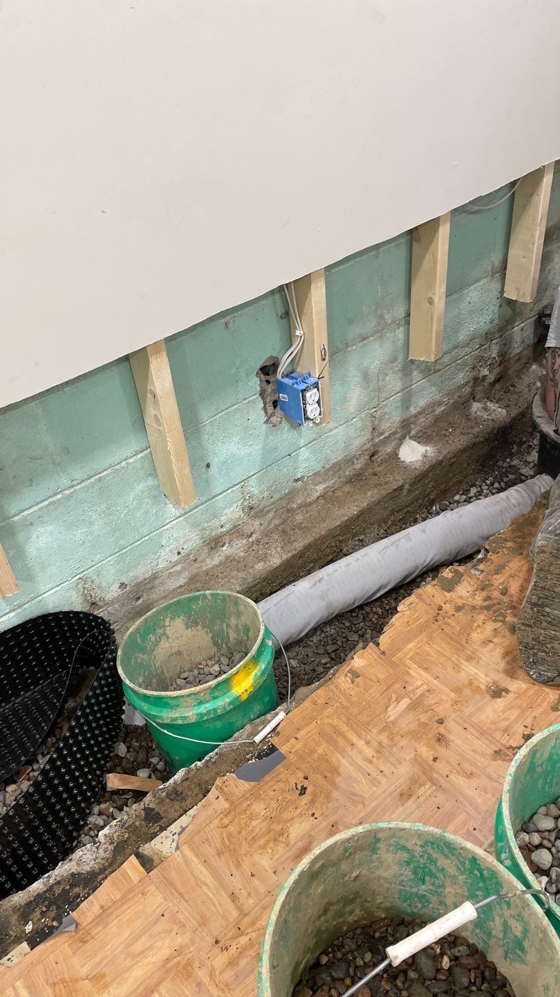 Sump Pump & Buried Discharge in St. Anthony, MN by Waterproofing Northeast