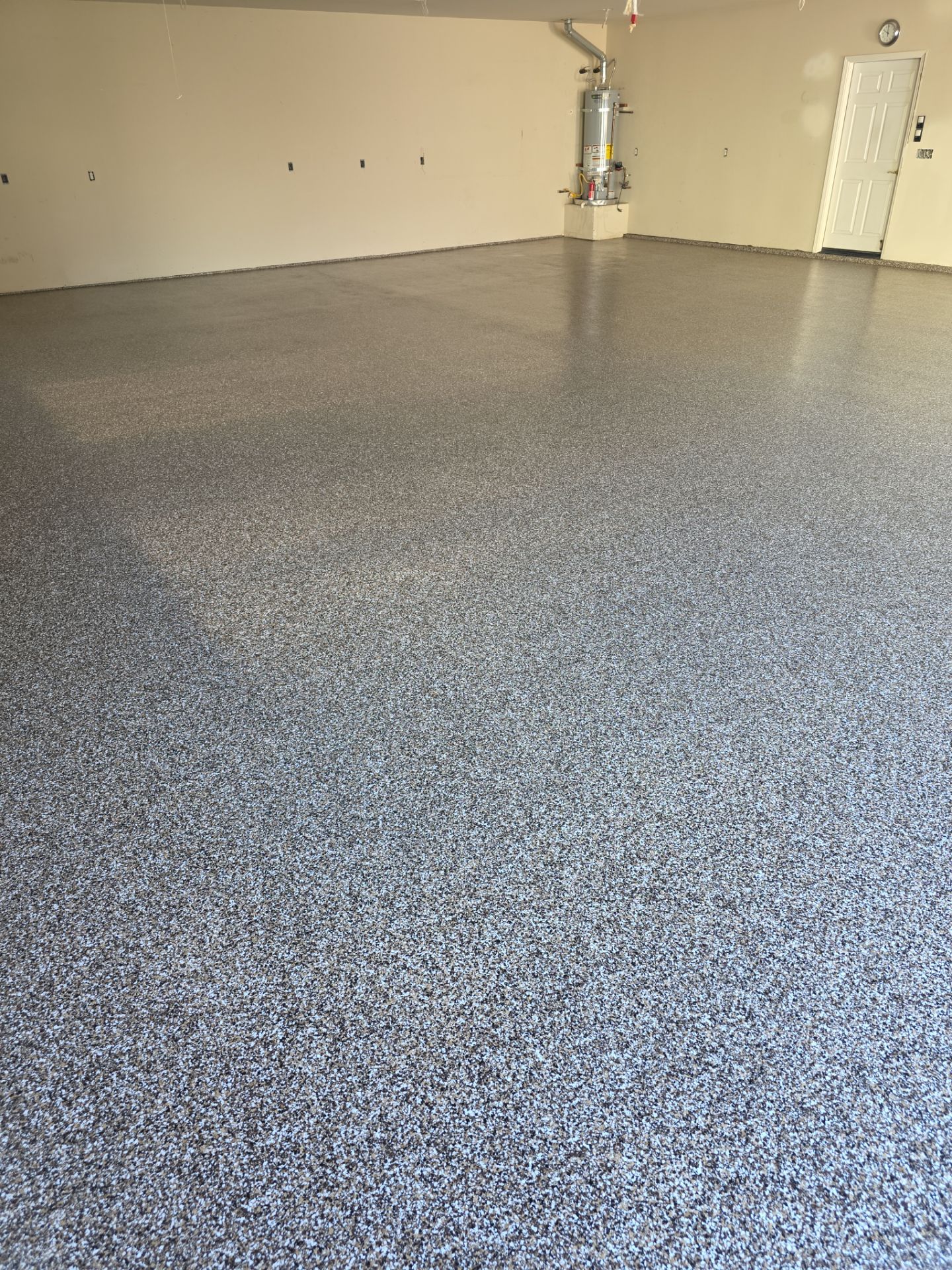 Simiron Autumn Brown Polyurea Garage Floor Coating in Paso Robles by MGP Coatings