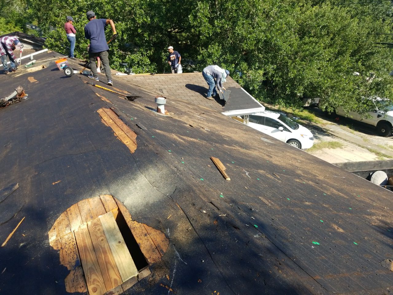 Residential Roofing Installation using Metal roofing by American Roofing & Construction LLC