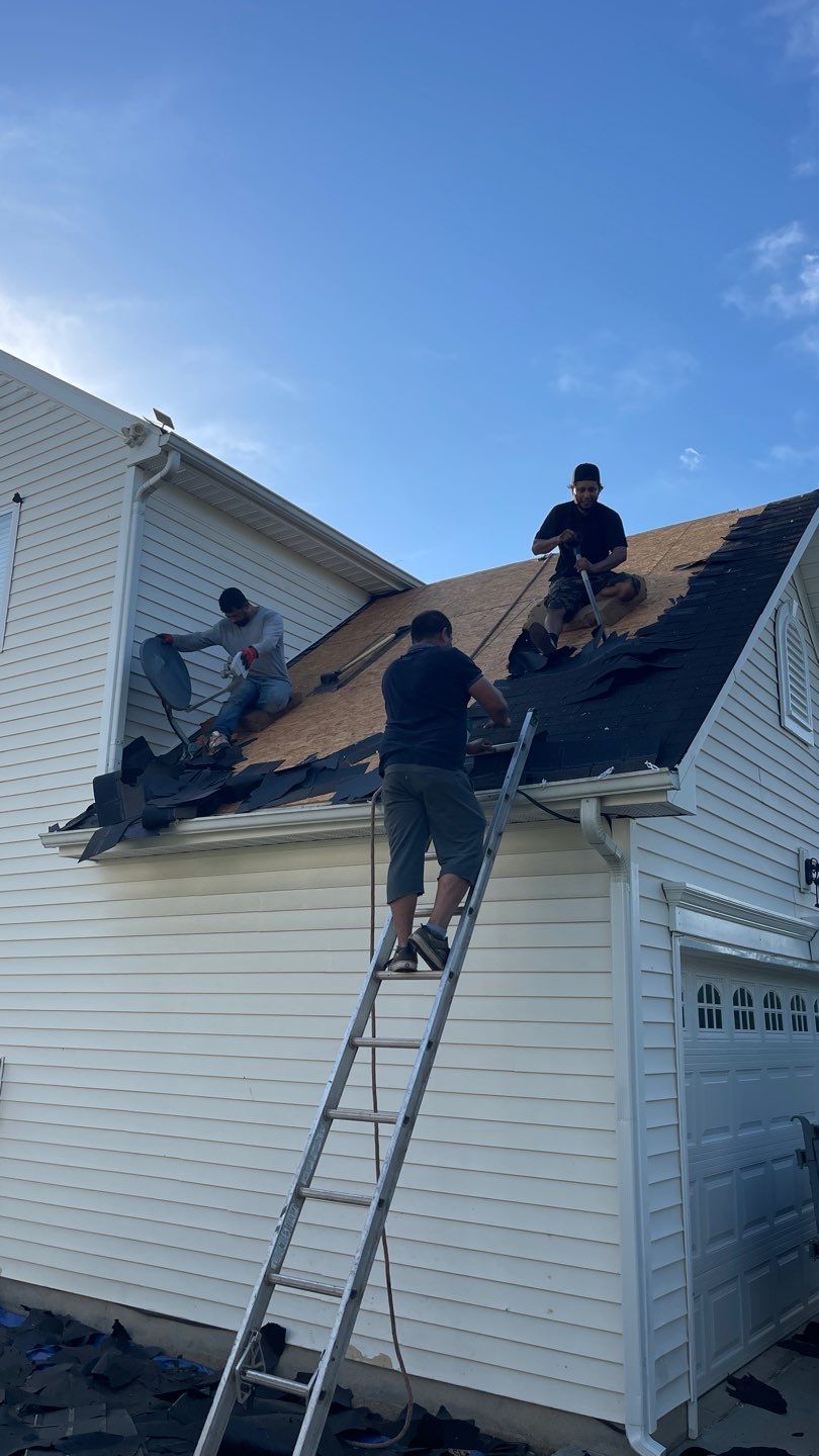 Roof and gutter replacement by hail damage by Just Brilliant Restoration JBR