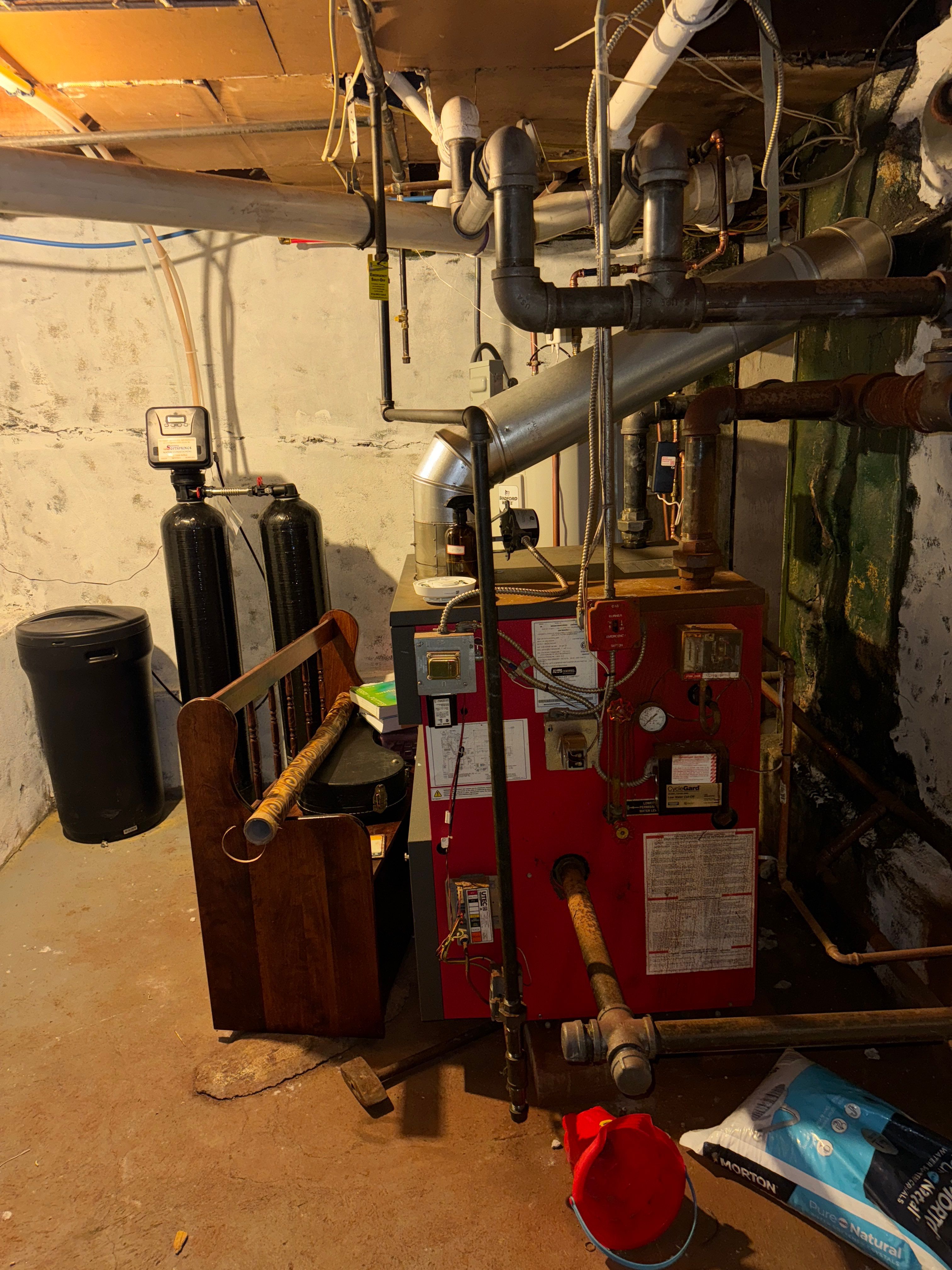Interior French Drain & Mold Remediation in Mt Tabor NJ by Pure Service Pro, LLC 