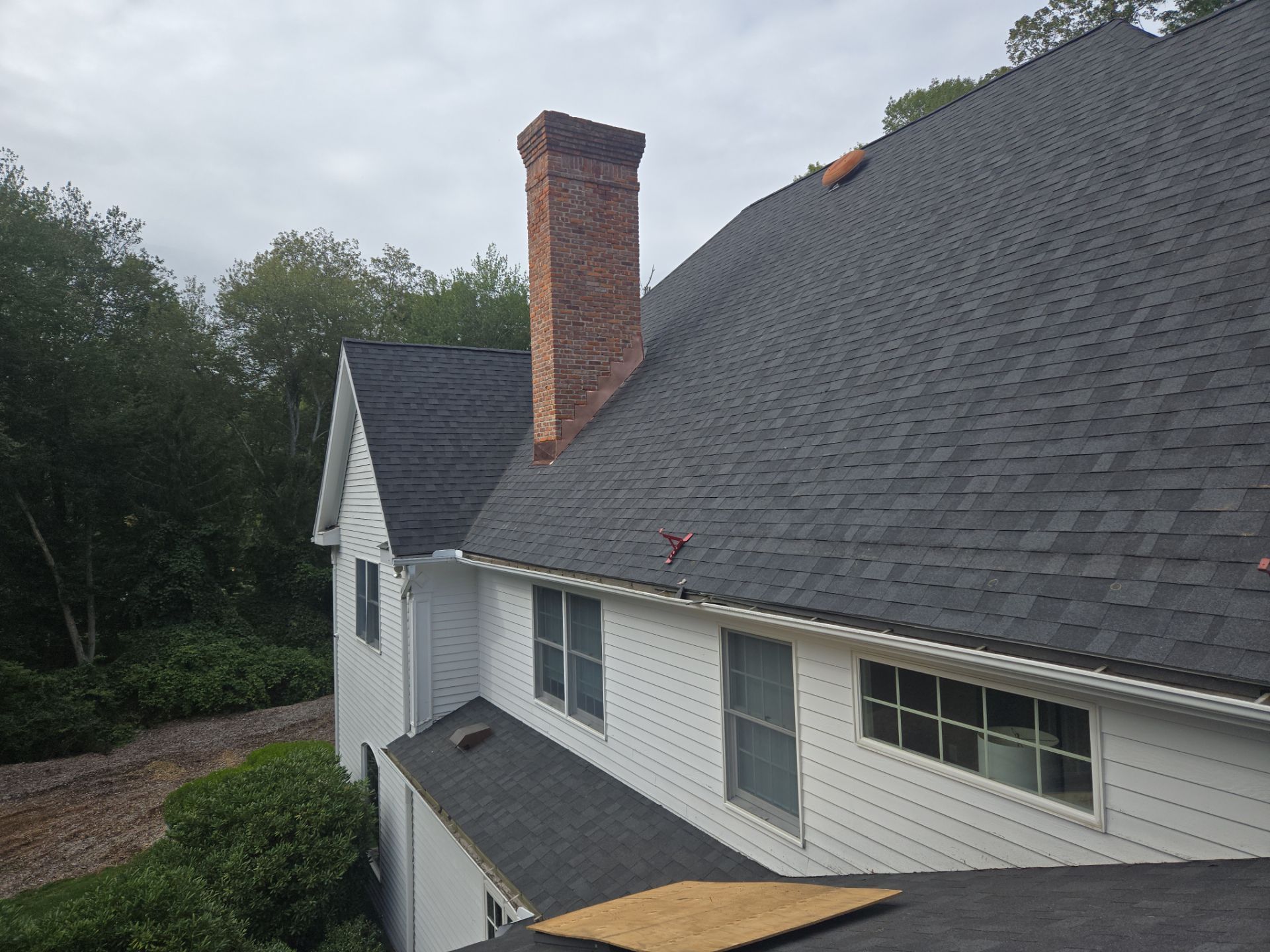 Residential Roofing Installation using Owens Corning TruDefinition Duration - Onyx Black by A Plus Exterior
