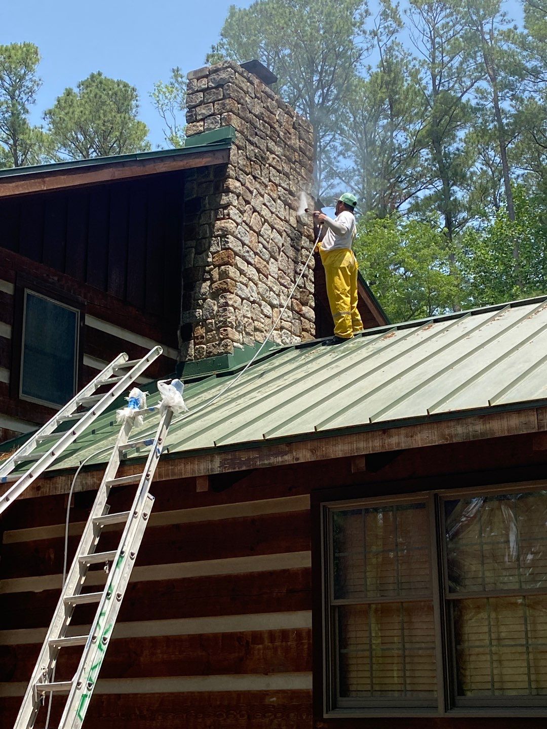 Chesapeake Log Cabin by AKK Painting LLC