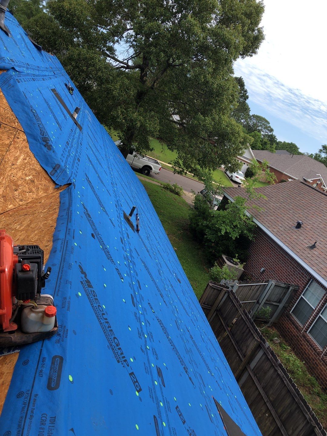 Residential Roofing Installation using Roof Replacement by American Roofing & Construction LLC