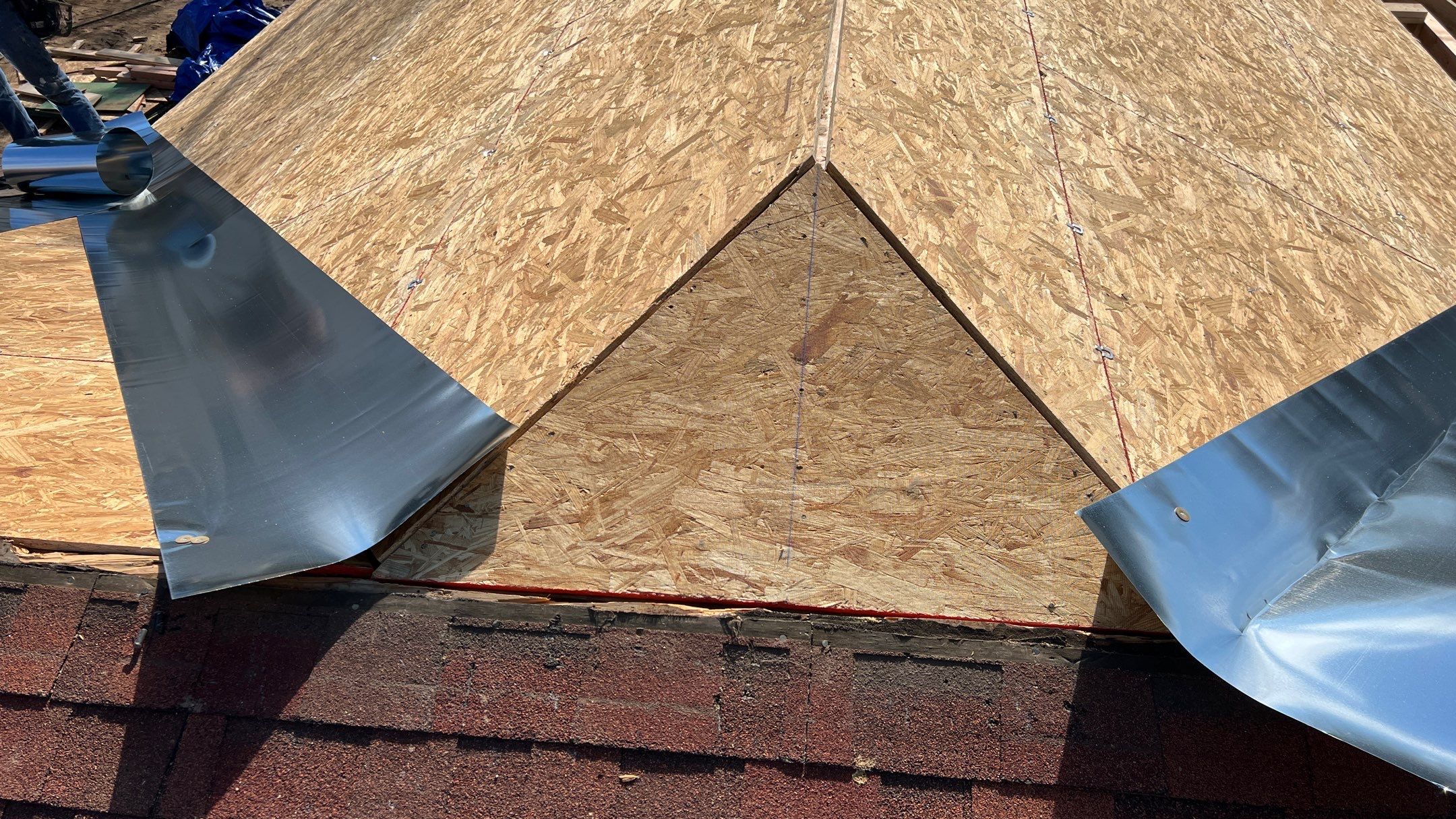 Residential Roofing Installation using Matching Roof Shingles by Harvey Roofing & Construction