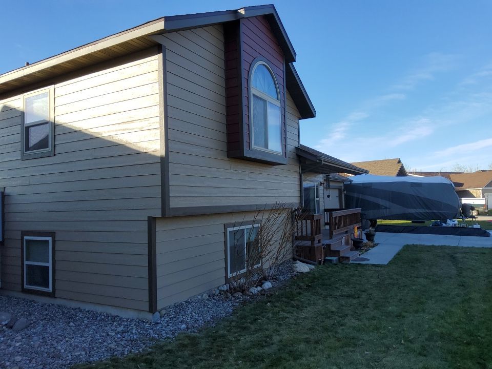 Residential Roofing Installation using LP Smart Siding in Bozeman, Montana by swagg construction