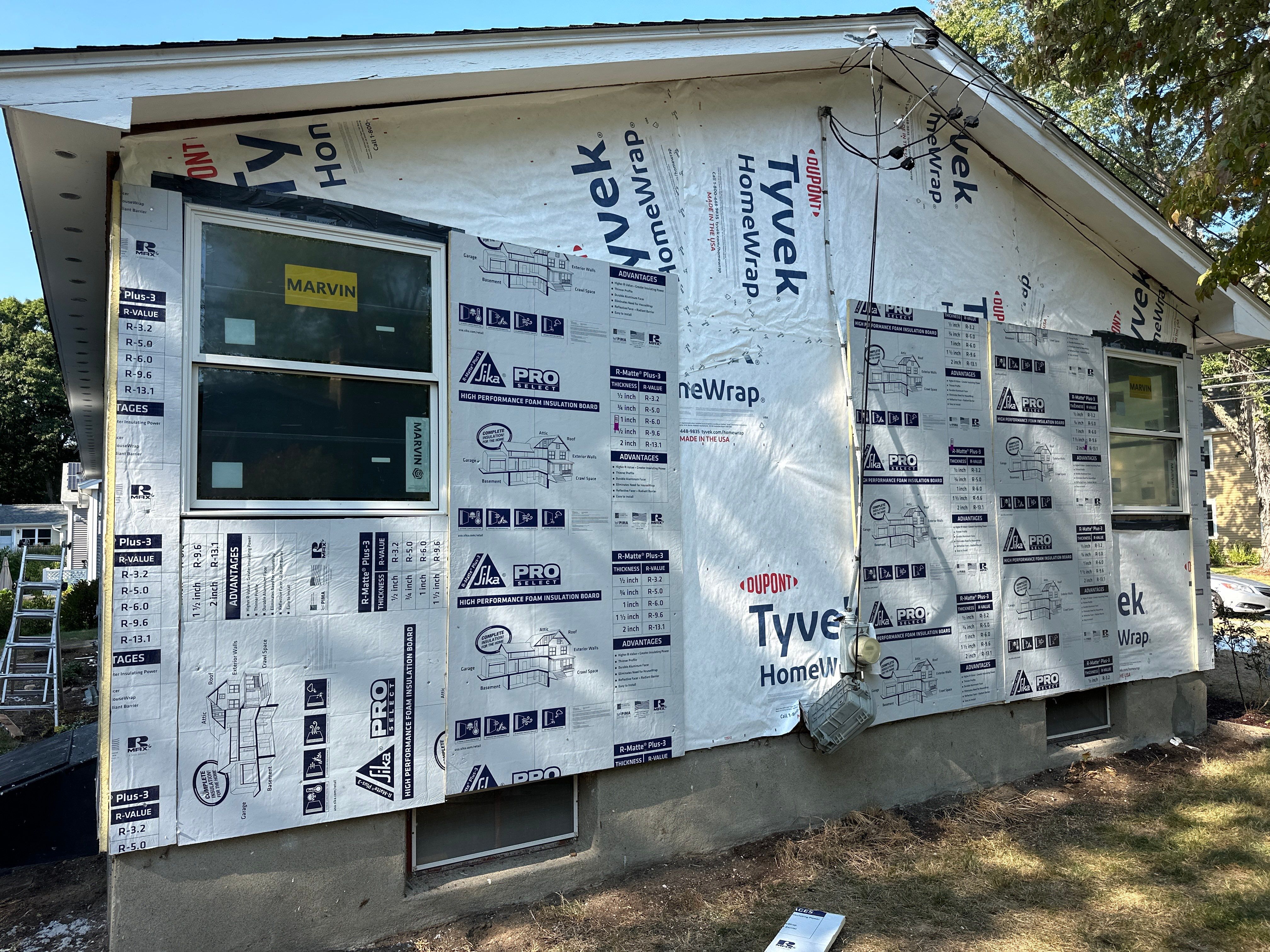 Complete exterior remodeling in NAtick, MA by UBrothers Construction