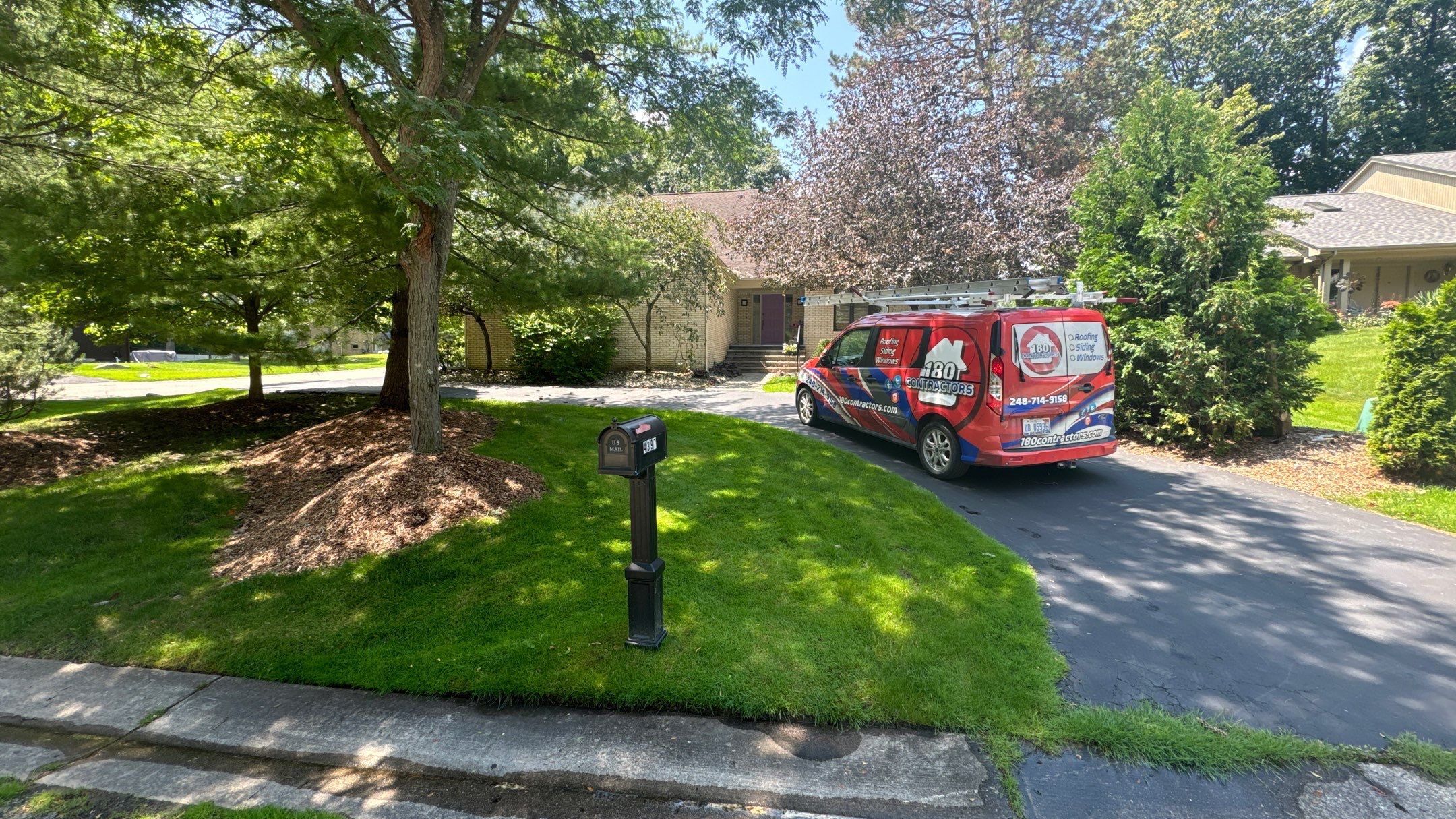 Roof Replacement using CertainTeed Landmark Weathered Wood by 180 Contractors