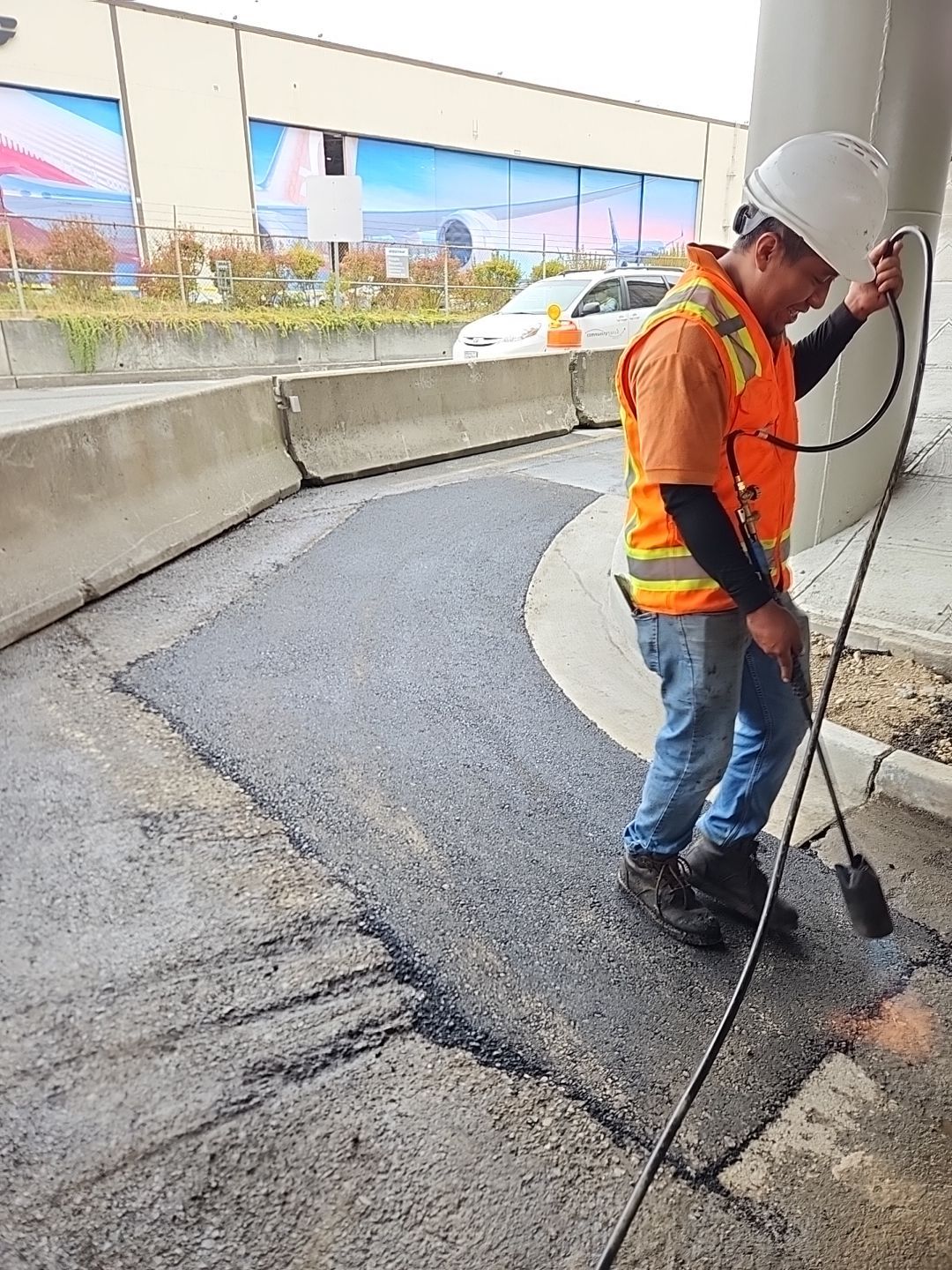 Kraemer North America | Airport Road Repair by Jireh Asphalt & Concrete Inc 