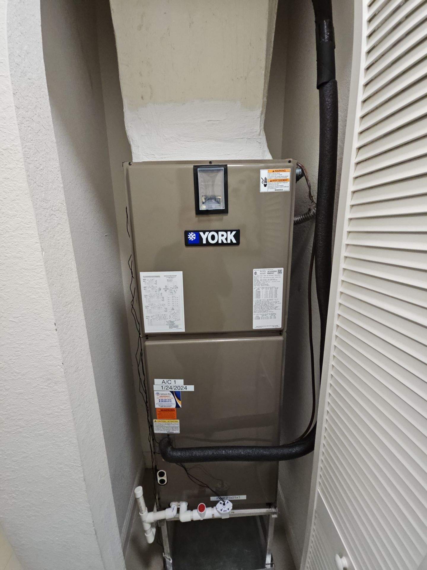 SOME REPLACEMENTS by CARVAJAL A/C MECHANICAL CORP