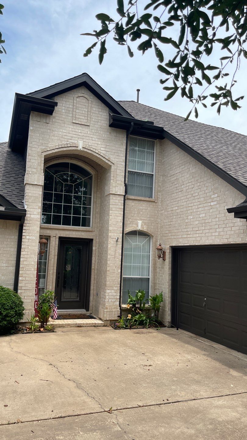 Full Exterior Remodel (Roofing, painting, Gutters) & Interior Damage Repair & Painting by First United Roofing & Construction