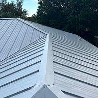 24ga 1" Nail-Strip Mill Finish by Total Roofing System The Metal Roof Experts