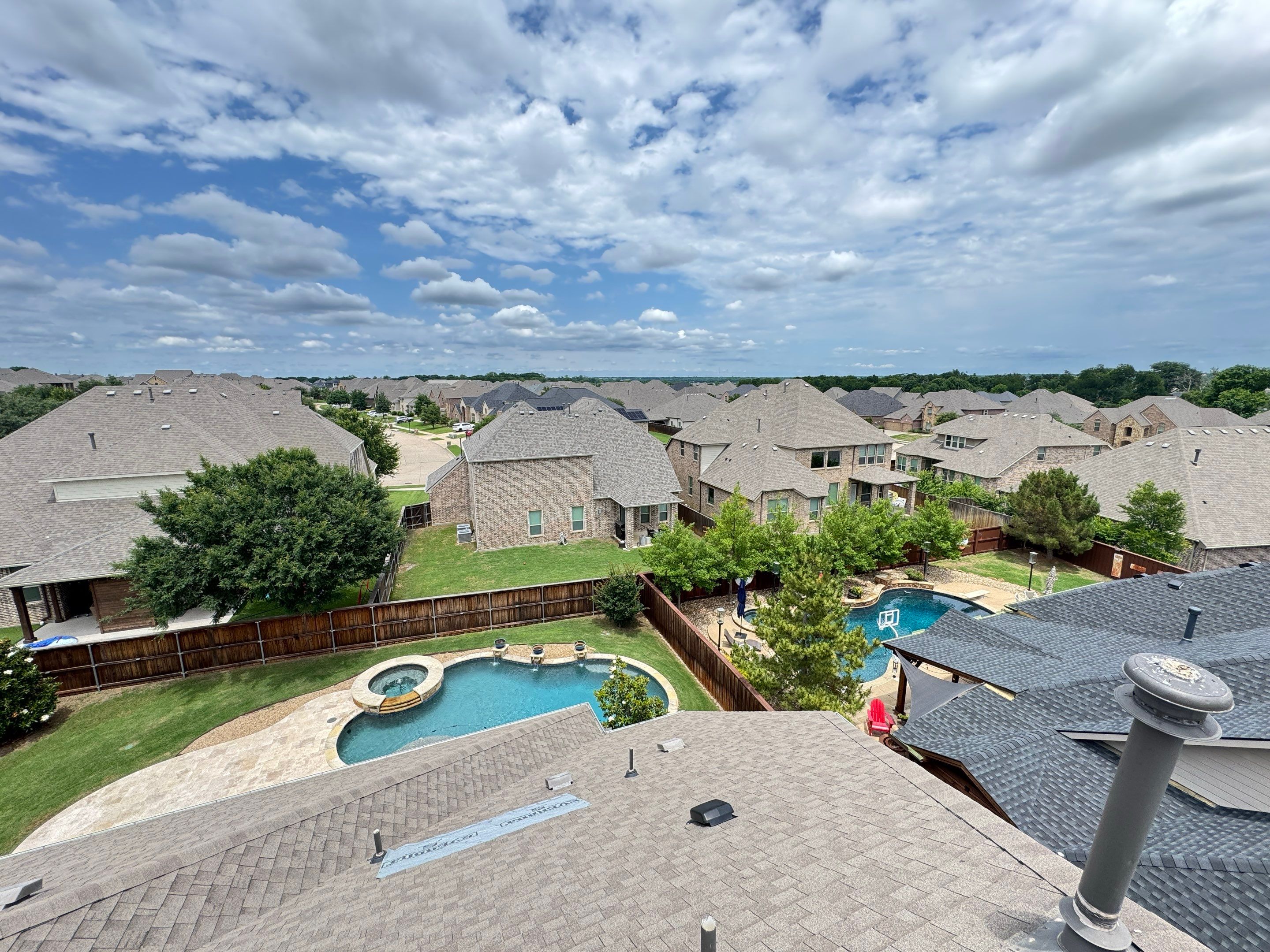 Inspection Wind damages and ceiling leaks McKinney, TX by NIMBUS GENERAL CONTRACTORS, LLC