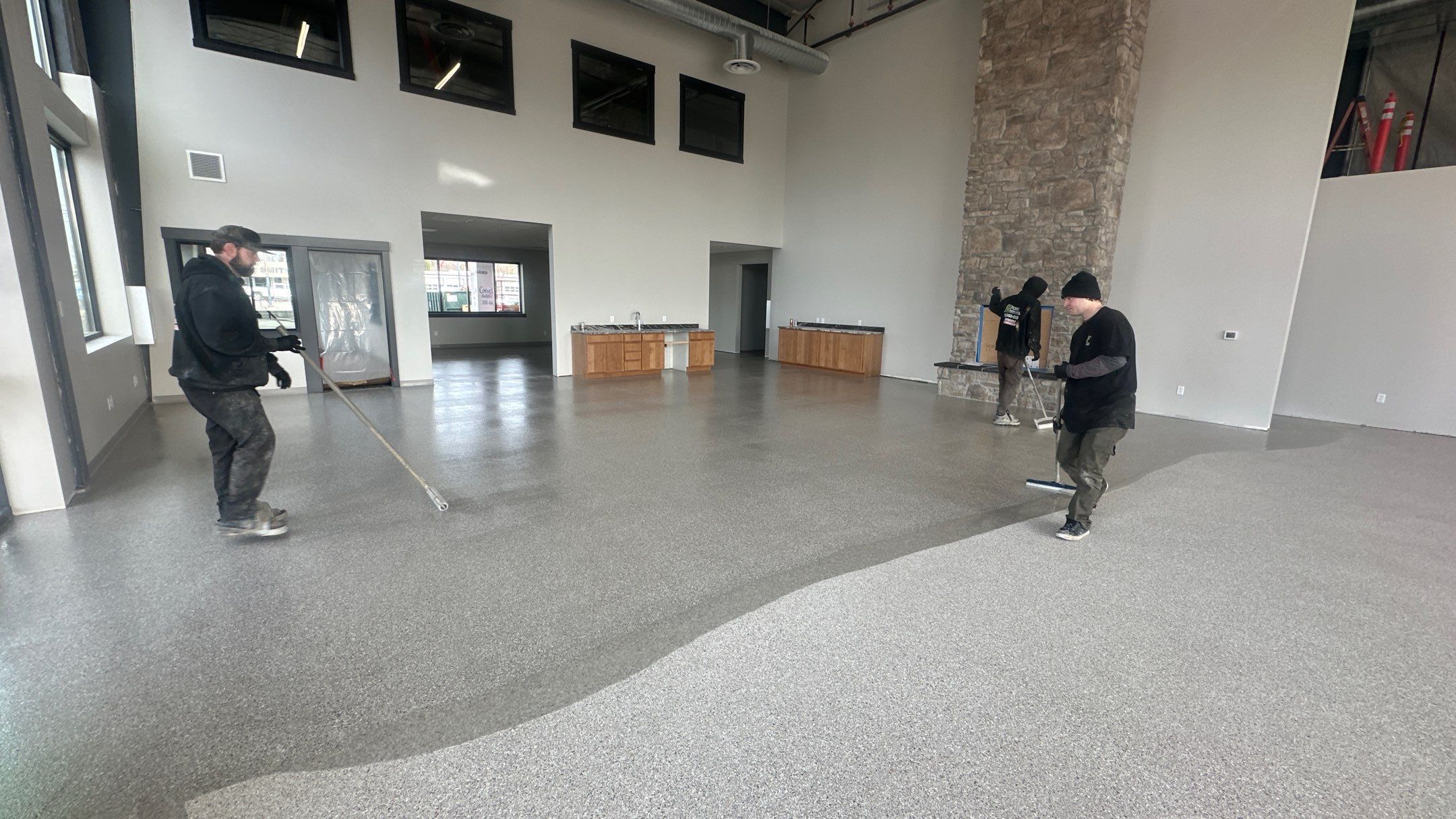 Claystone Hybrid Commercial Floor Coating for Cal Cars Showroom by Croc Coatings, LLC