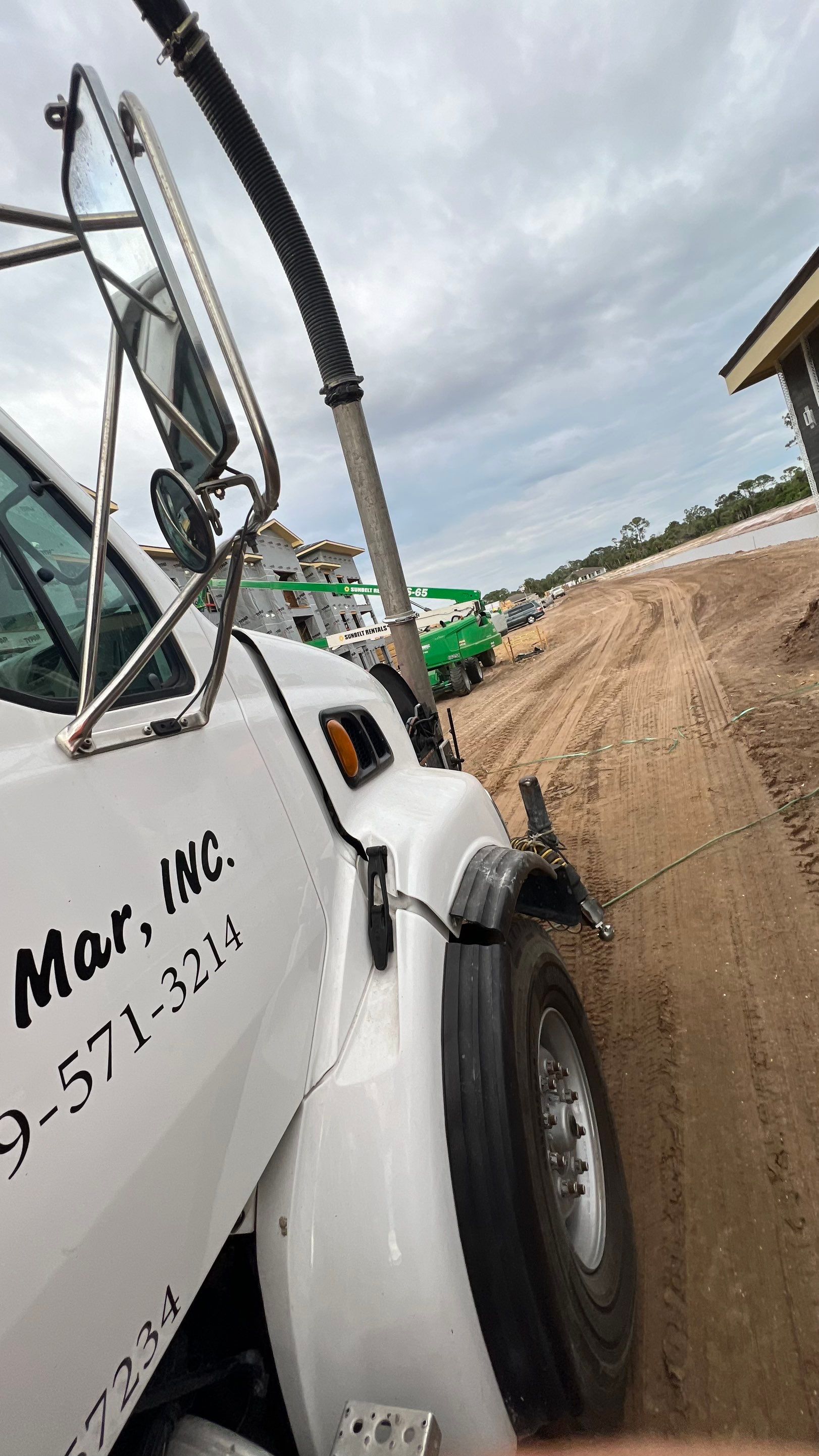 New Construction Sewer System Cleaning by APS Power & Water