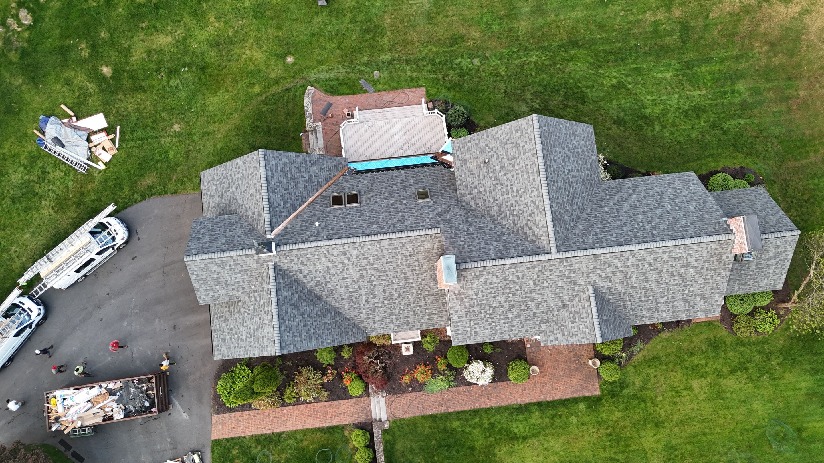 Roof Replacement with Owens Corning Shingles and Copper Flashing by Mighty Dog Roofing of Greater Middlesex County