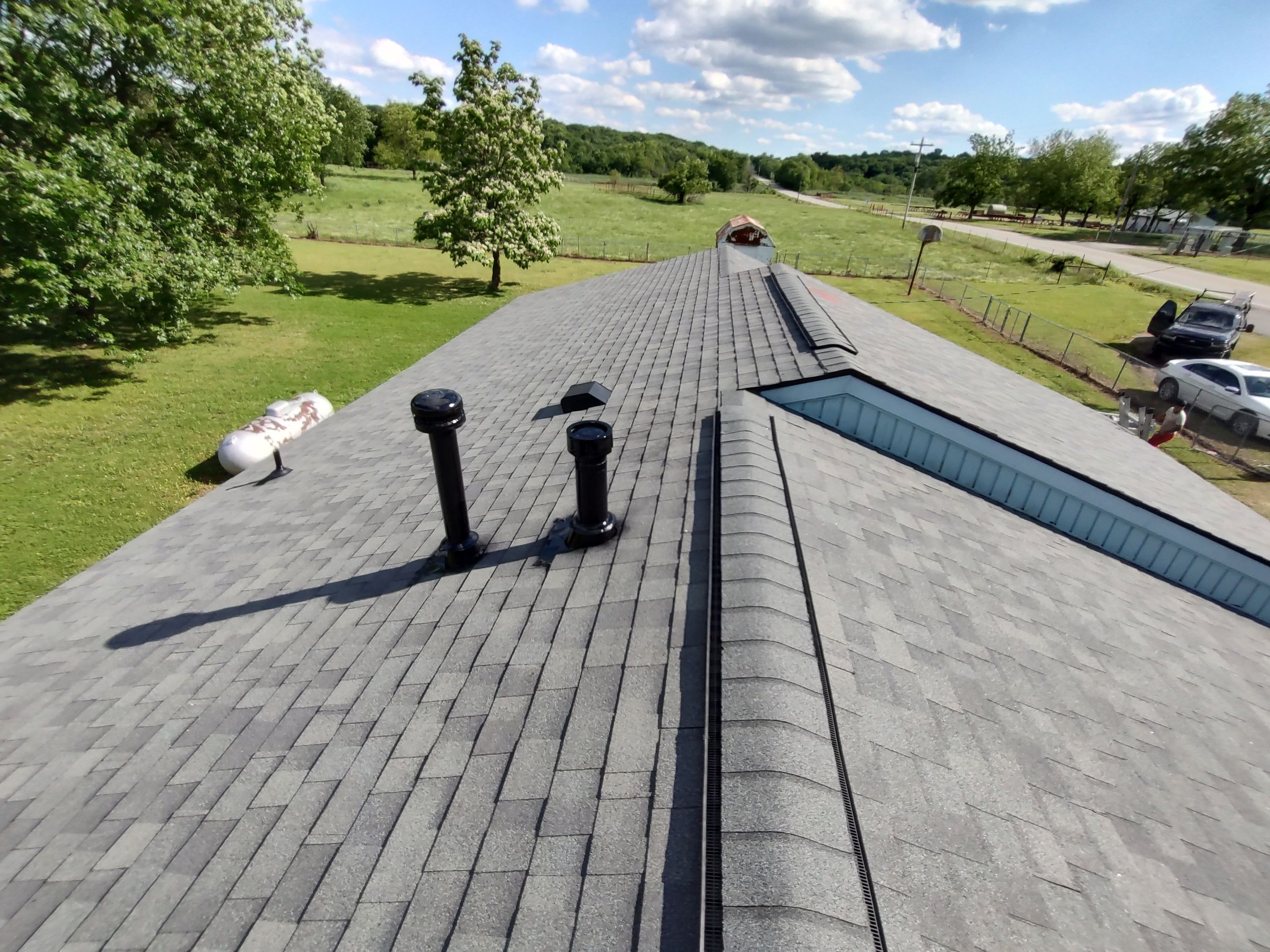 Roof replacement & Storm Door by In & Out Construction & Remodeling, LLC