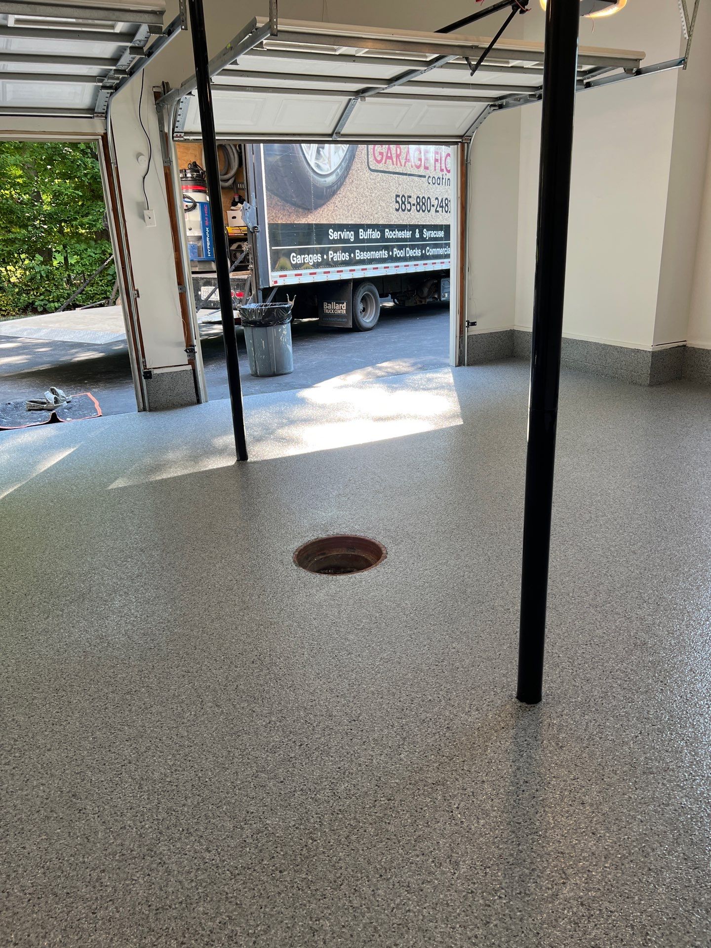 VIntage Silverado Garage Coating  by NG Masonry & Construction LLC