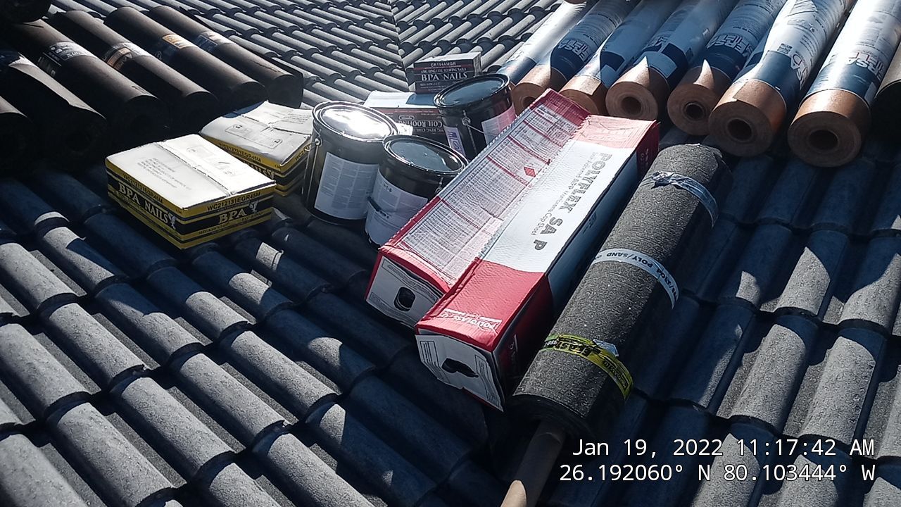 Residential Roofing Installation using 1" Nail strip metal roof by BLUES BROTHERS ROOFING
