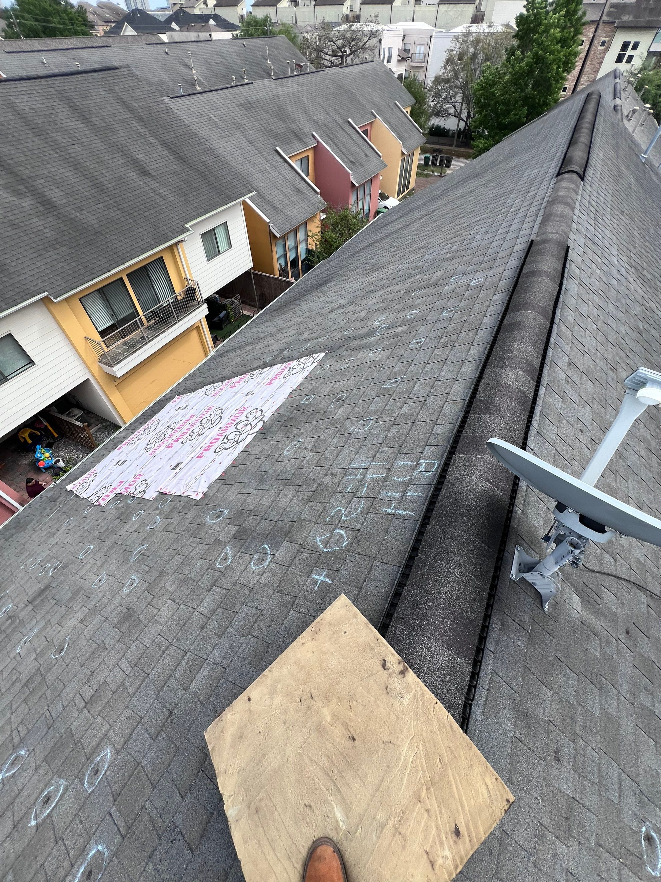 Residential Roofing Repair using Owen's Corning Duration (Lifetime) Shingles by Roof Repair Company