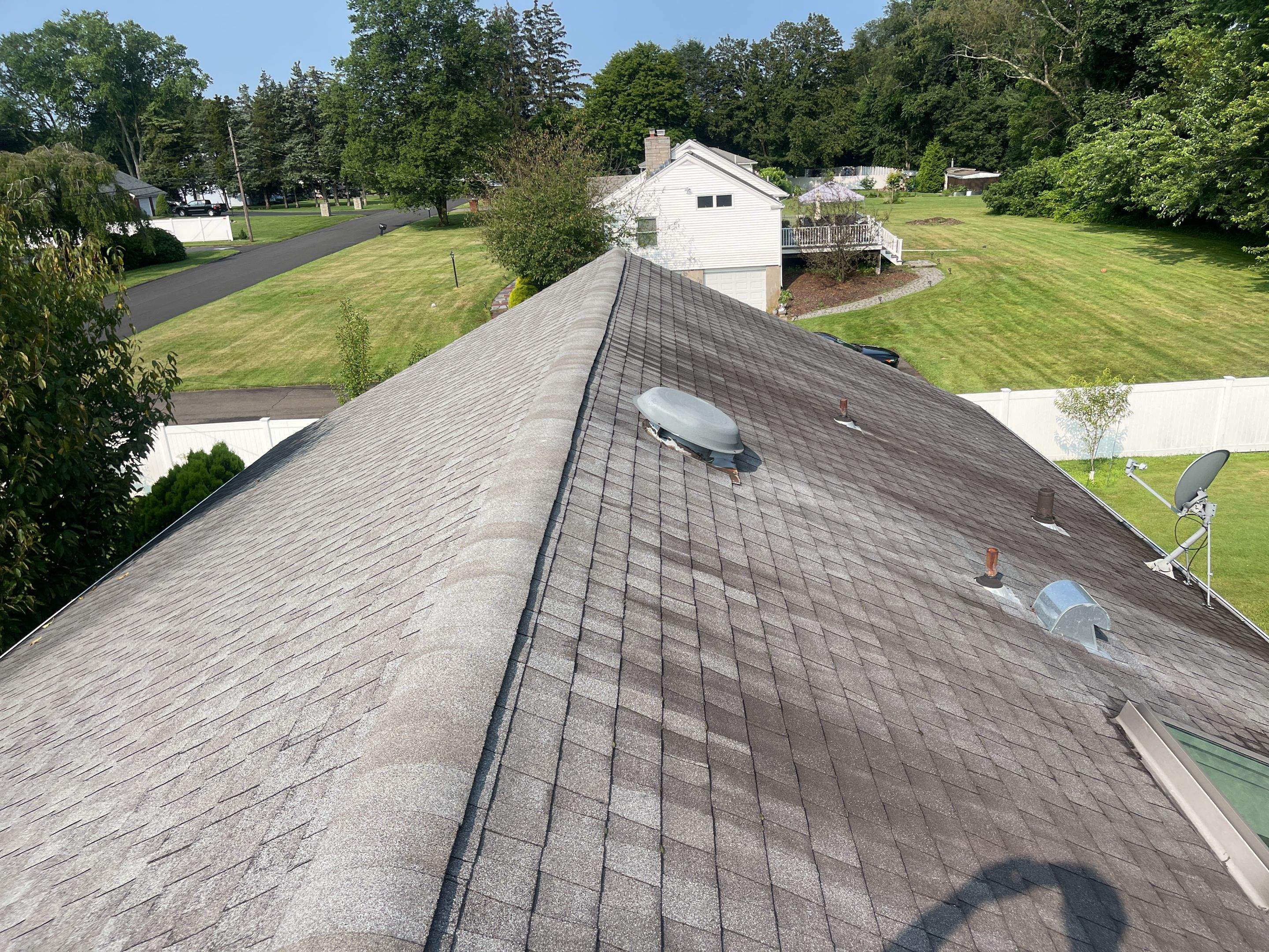Residential Roofing Installation using Owens Corning TruDefinition Estate Gray by A Plus Exterior