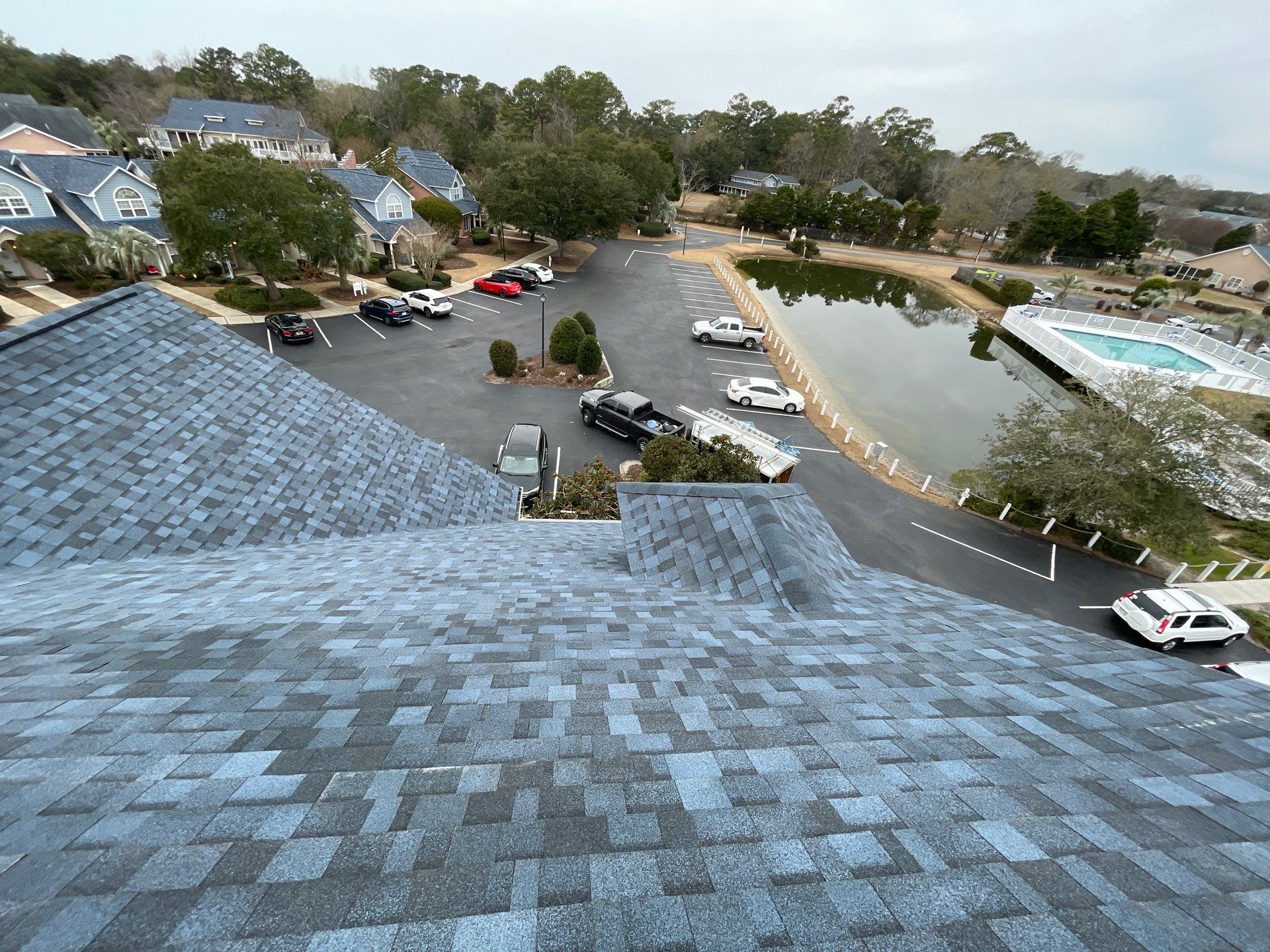 IKO Dynasty - Atlantic Blue by Linta Roofing