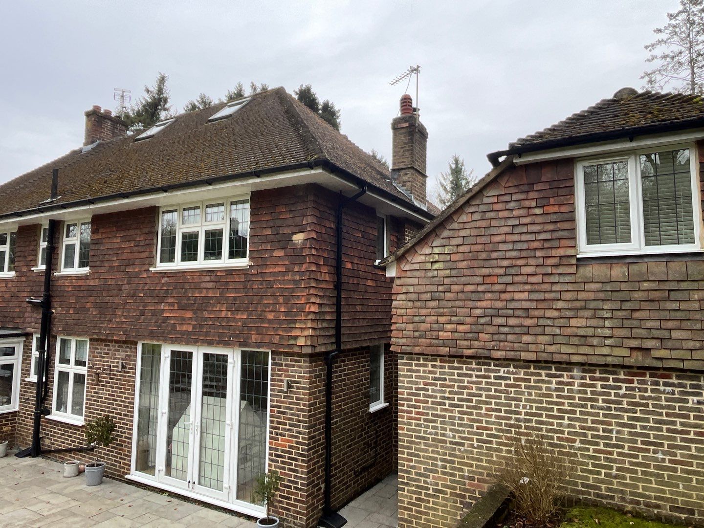 Roof Clean and Biocide Treatment using Honda 15lpm Low Pressure Washing Machine by Ges Exterior Cleaning ltd