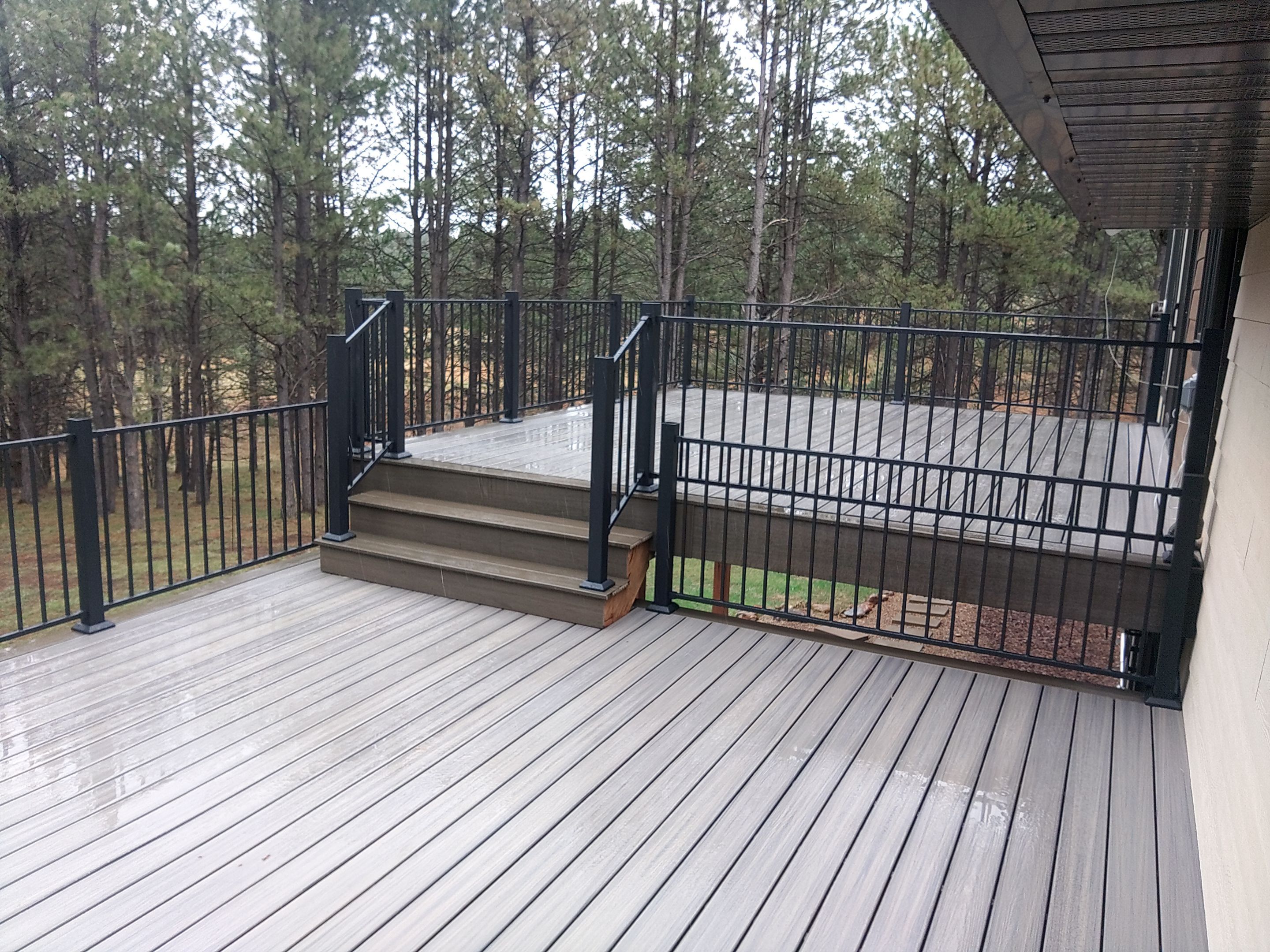 Deck Installation using Trex by Weather-Tite Exteriors LLC