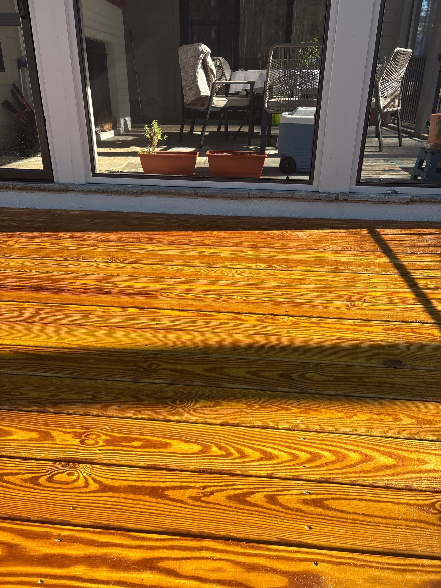 Wood Deck and Concrete using Wood and Concrete Sealant by DuraSeal