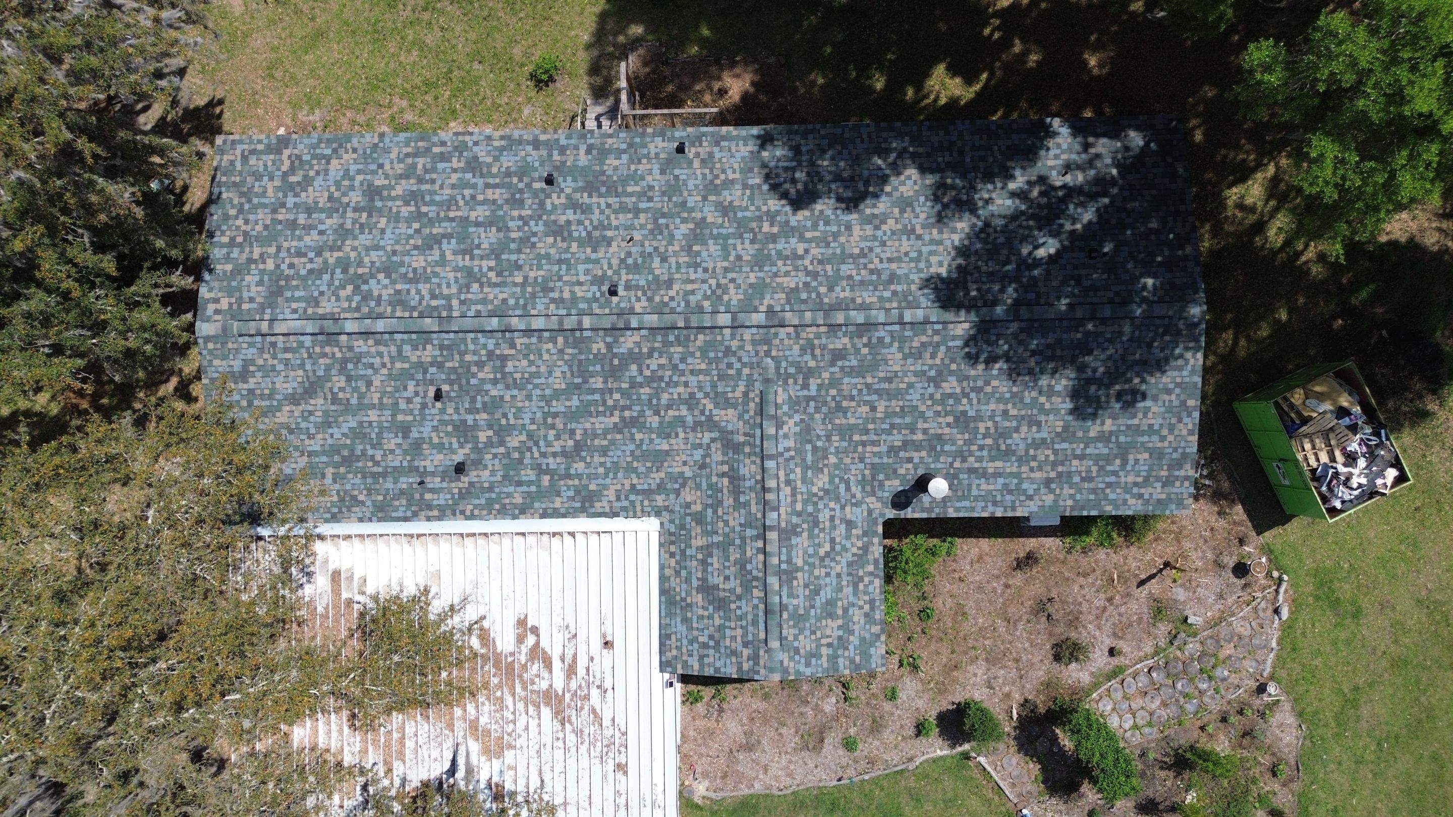 New Evergreen Mist Roof Replacement in Reddick, FL by Brehm Roofing