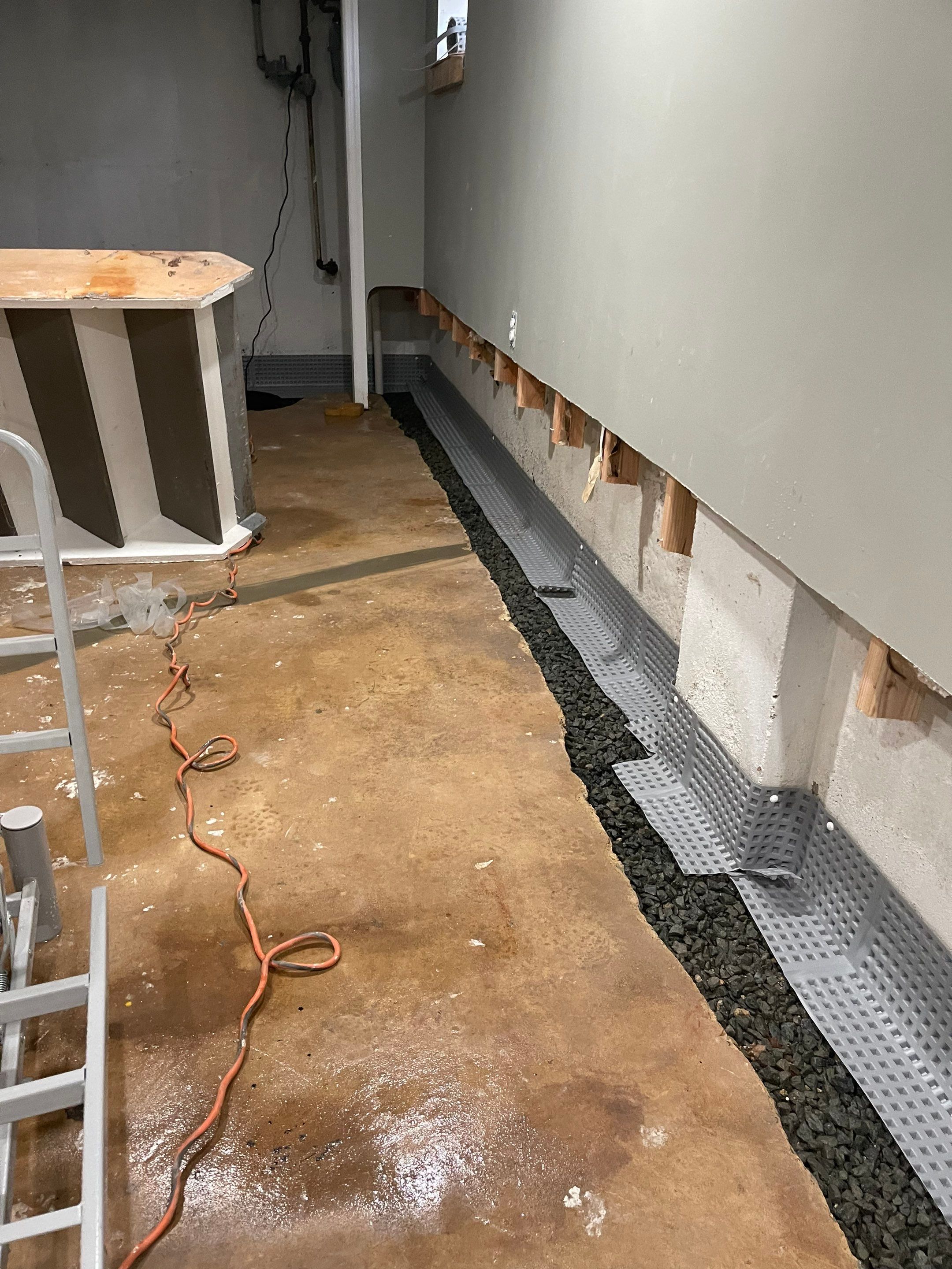 Interior French Drain in Somerset, NJ by Pure Service Pro, LLC 