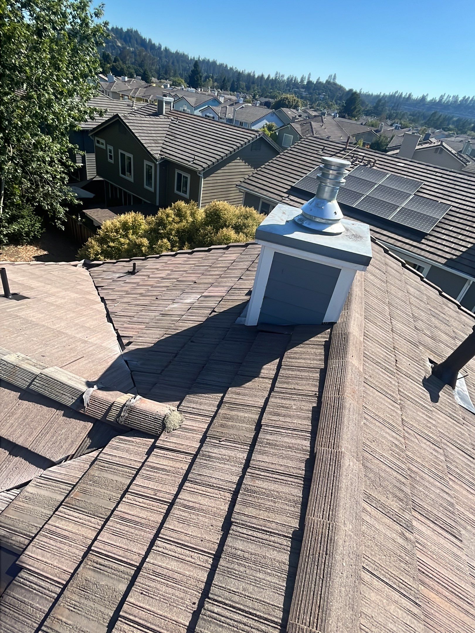 Weathered Brown Concrete Tile by Reimagine Roofing