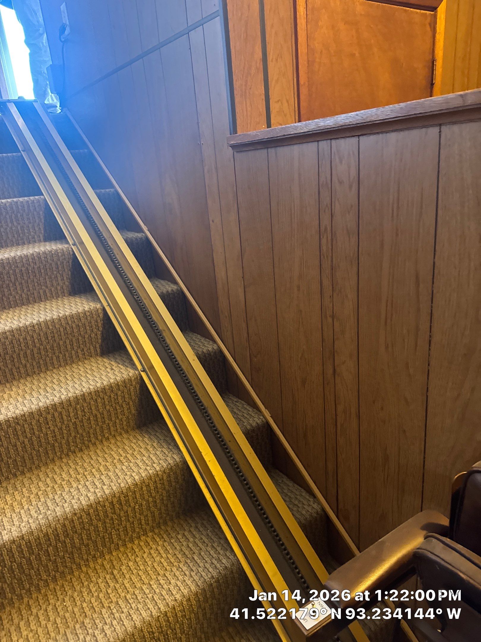 Interior Stairwell Transformation – Before & After by Midwest Paint LLC