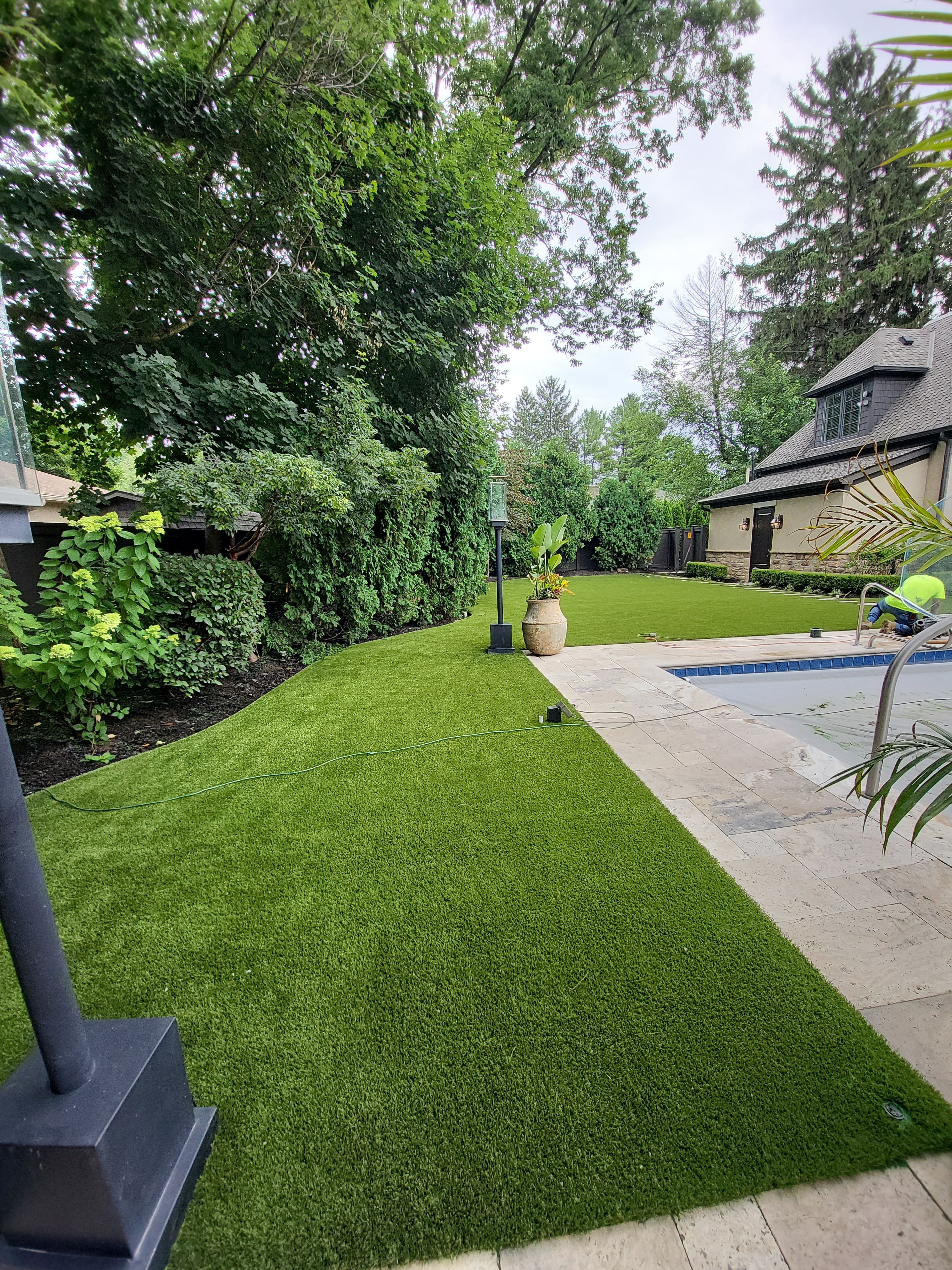 Upper Arlington Full Backyard Transformation by Southwest Greens Midwest