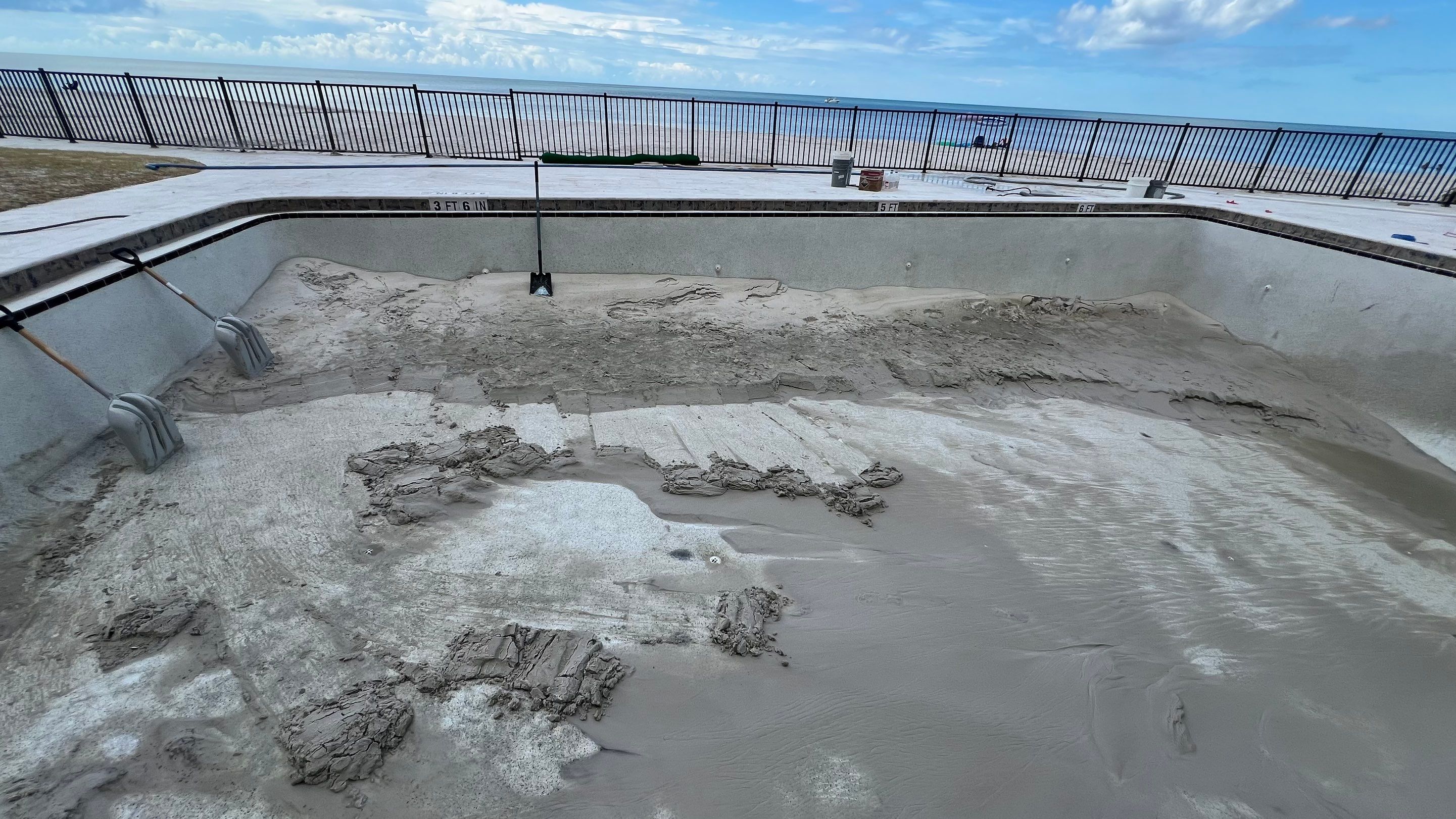 Naples Condo Pool Cleanout by APS Power & Water