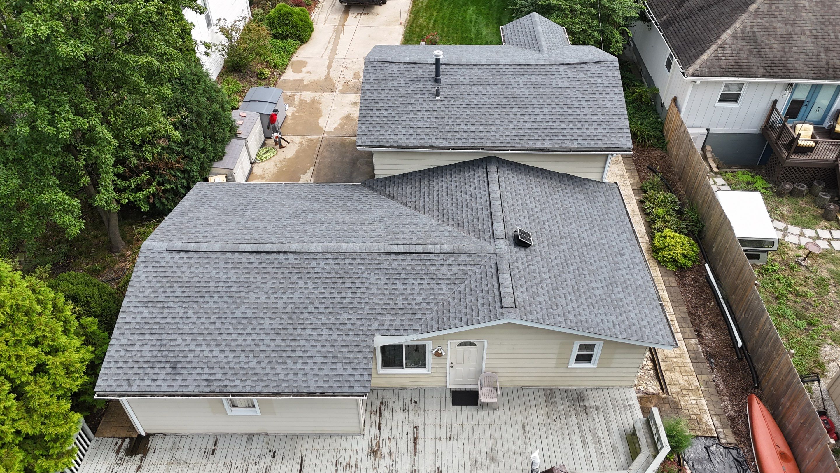GAF Pewter Gray Roof Replacement in Warrenville, IL — photo 7