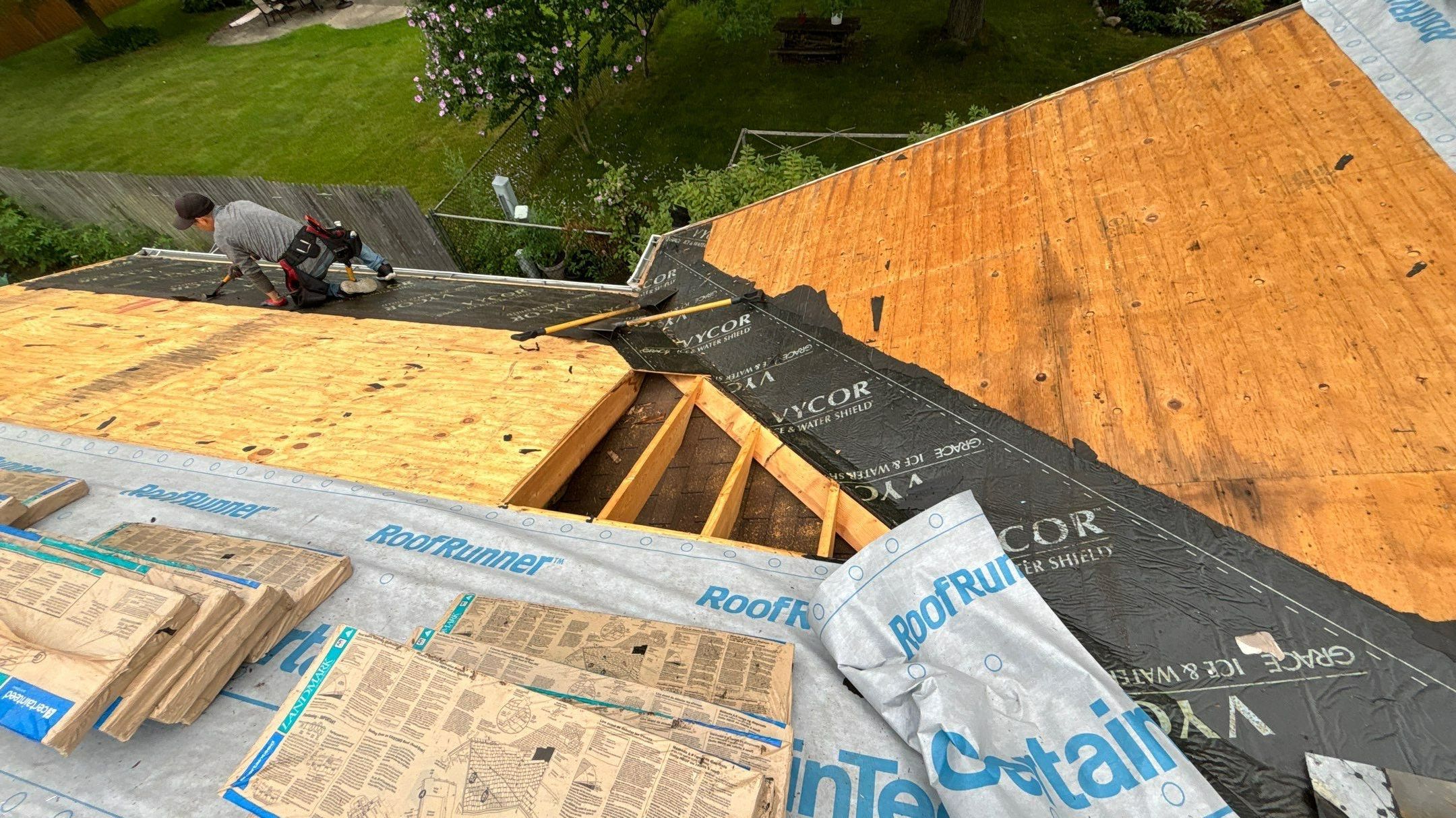 Roof Replacement using CertainTeed Landmark by 180 Contractors